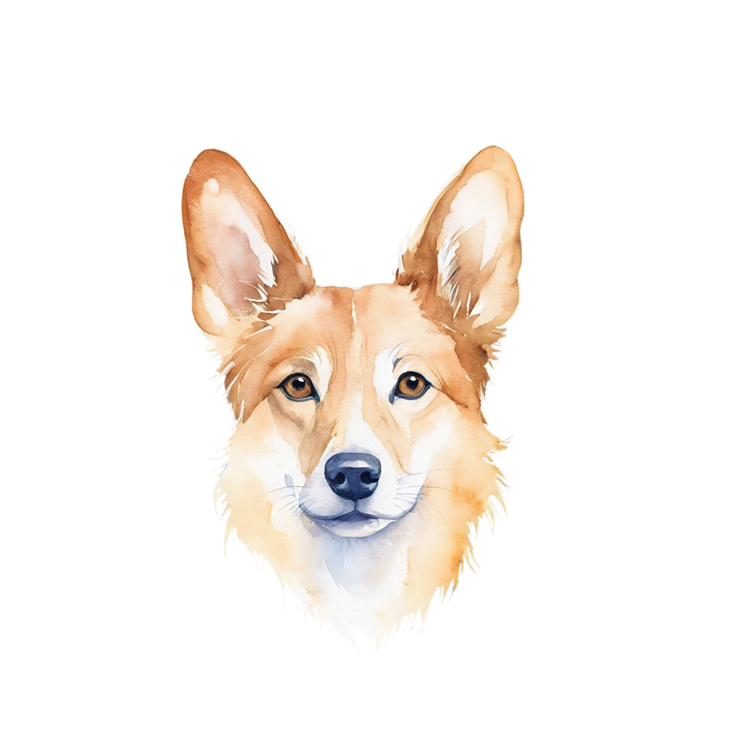 Dog cute sticker isolated on transparent background #15382