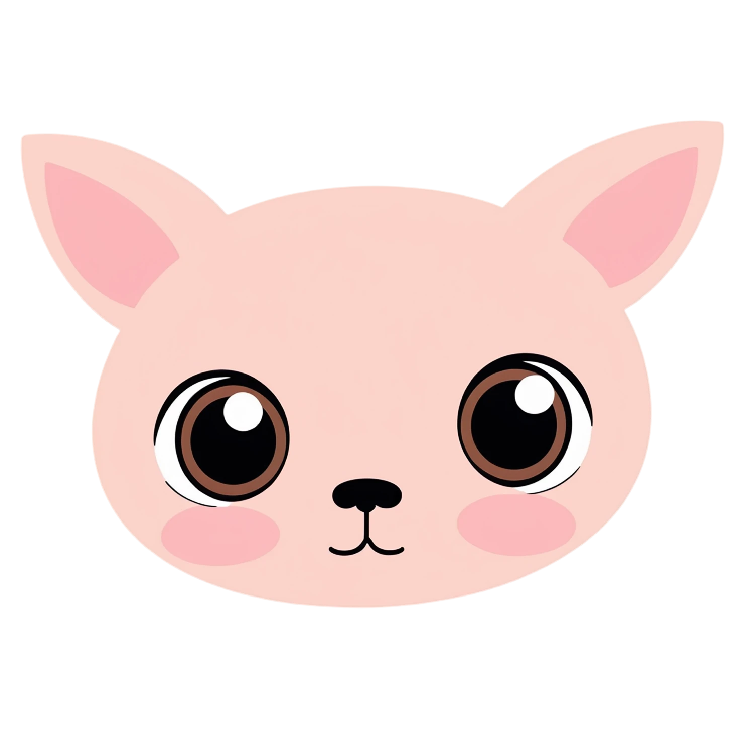 Dog cute sticker isolated on transparent background #15433