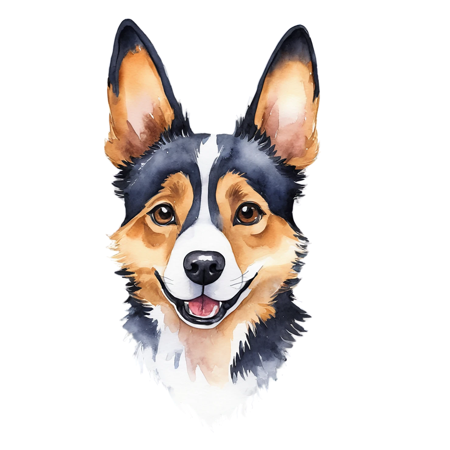Dog cute sticker isolated on transparent background #15599