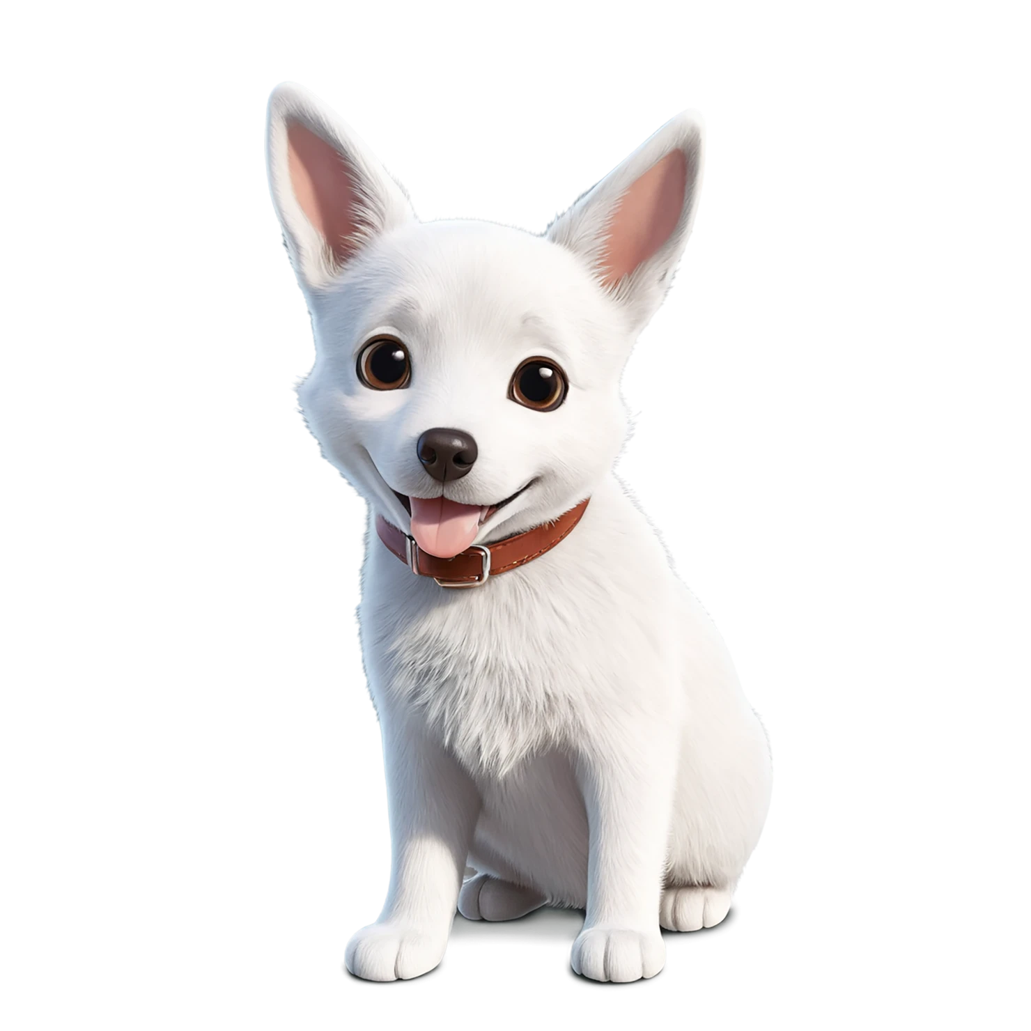 Dog cute sticker isolated on transparent background #15610