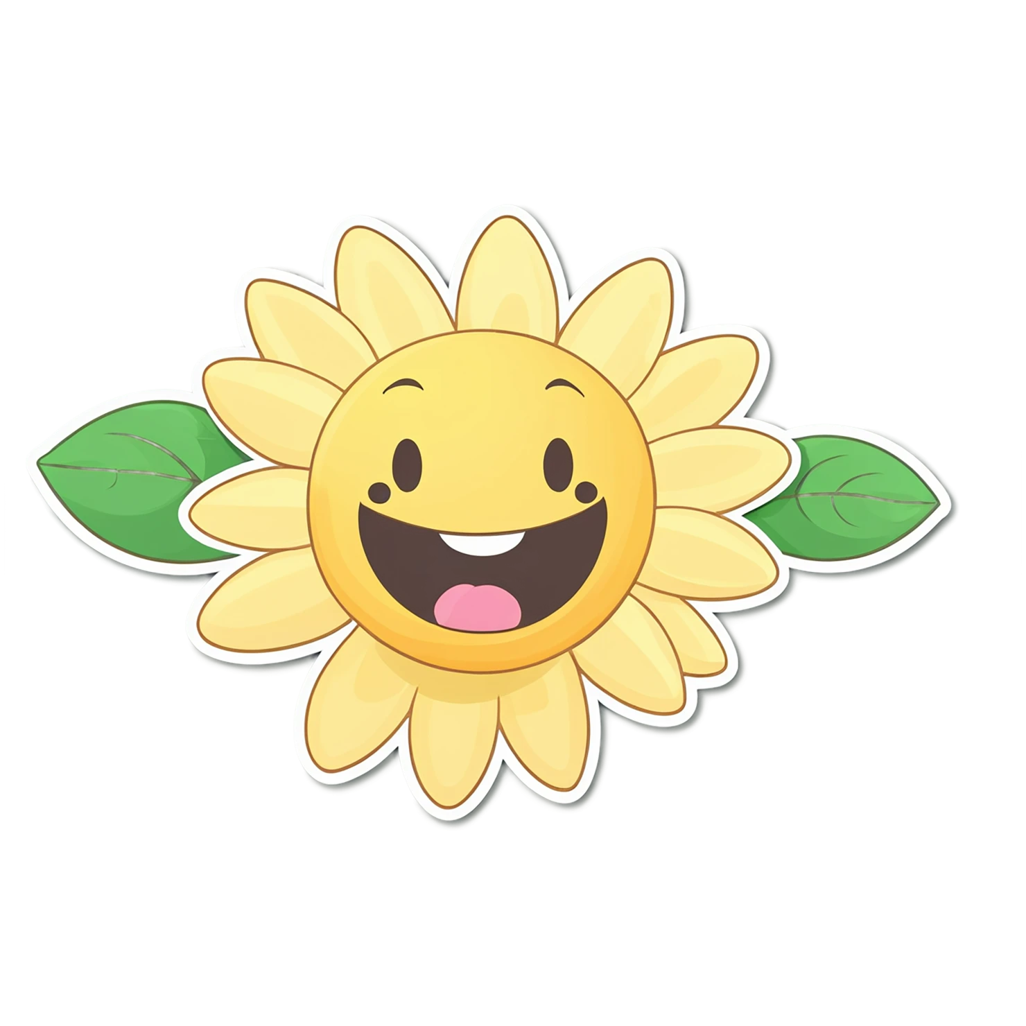Floral cute sticker isolated on transparent background #15758