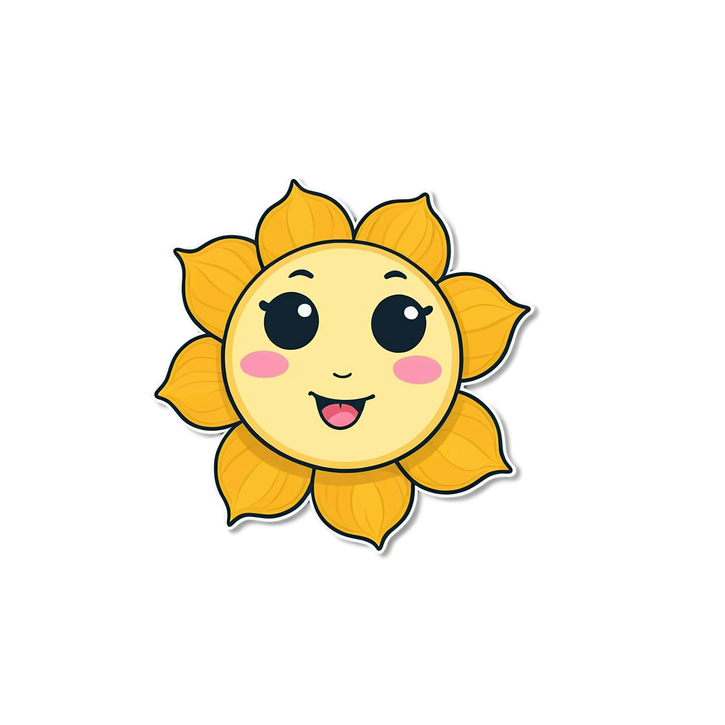 Floral cute sticker isolated on transparent background #15762