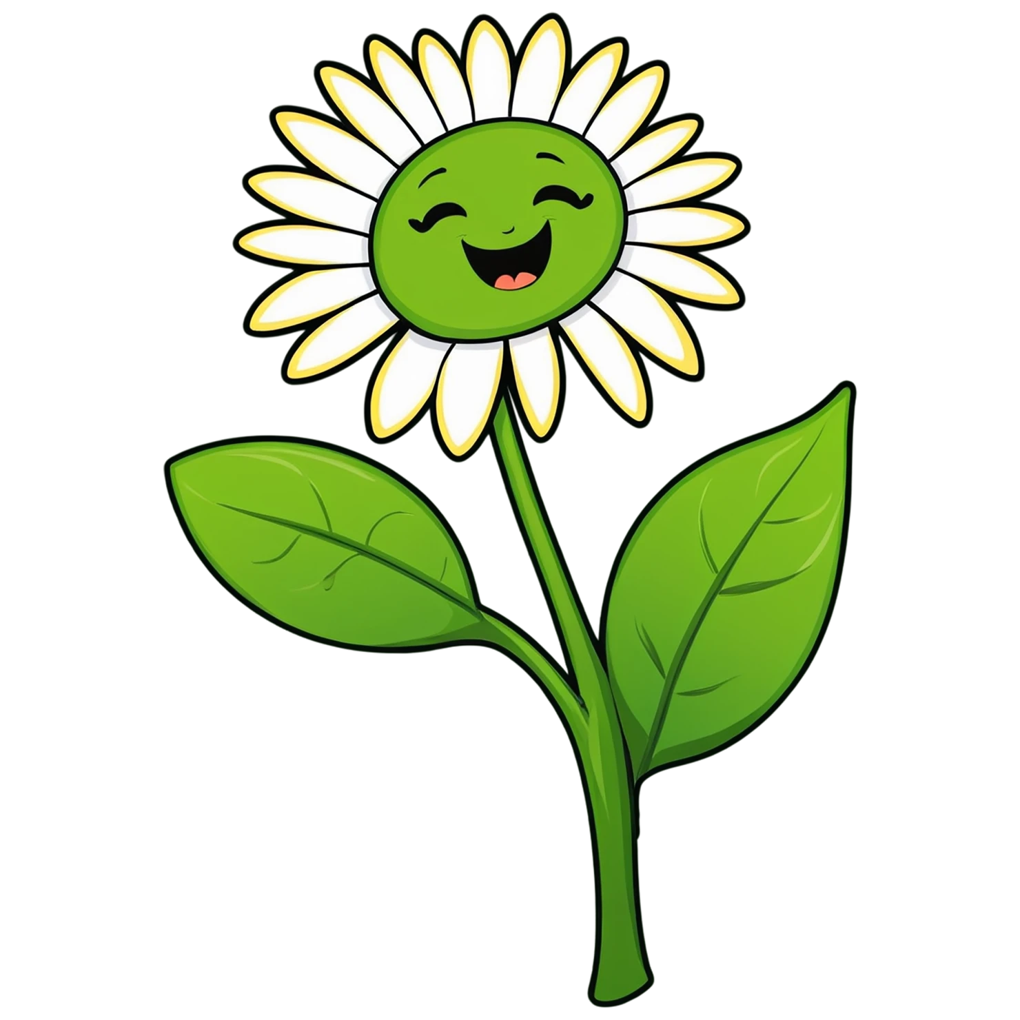 Floral cute sticker isolated on transparent background #15773