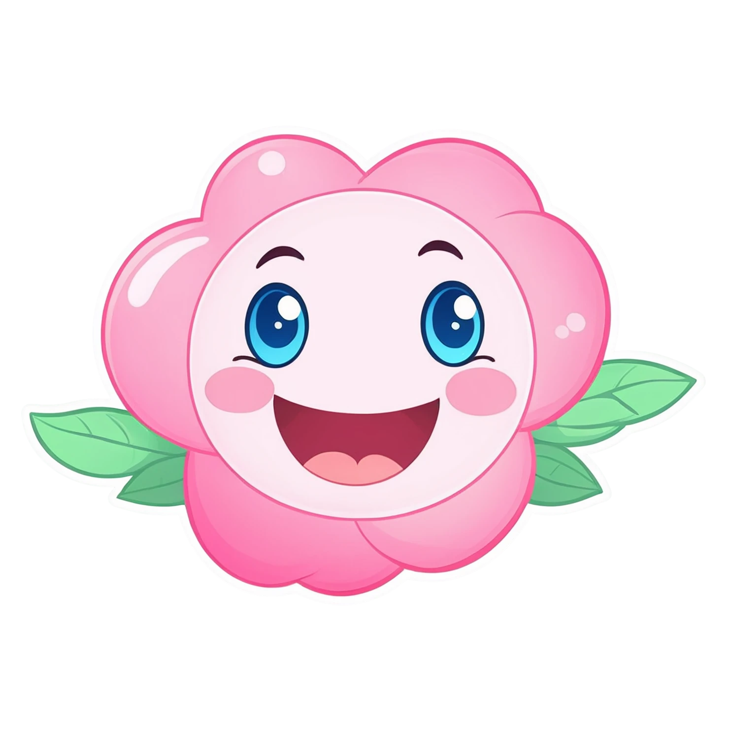 Floral cute sticker isolated on transparent background #15777