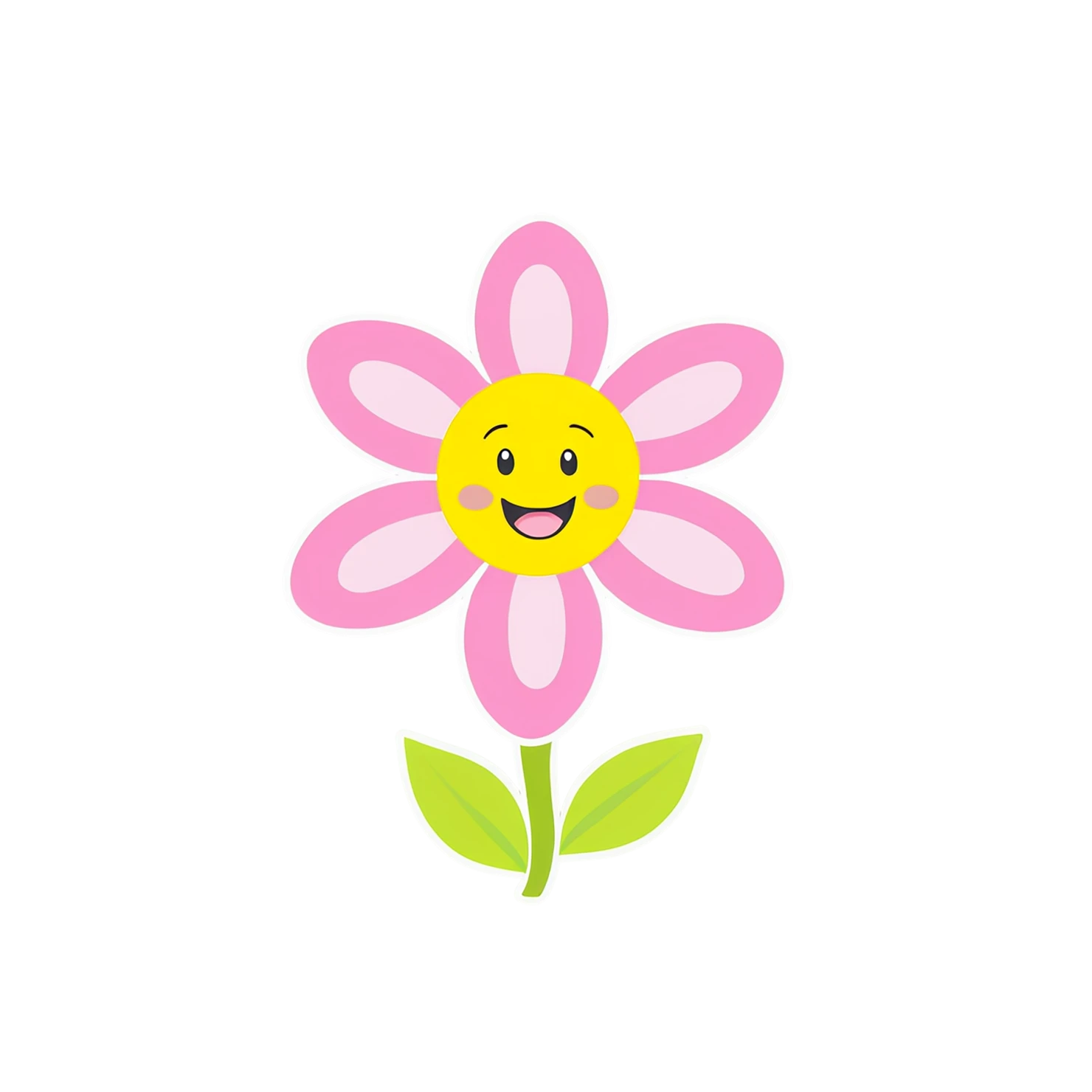 Floral cute sticker isolated on transparent background #15787