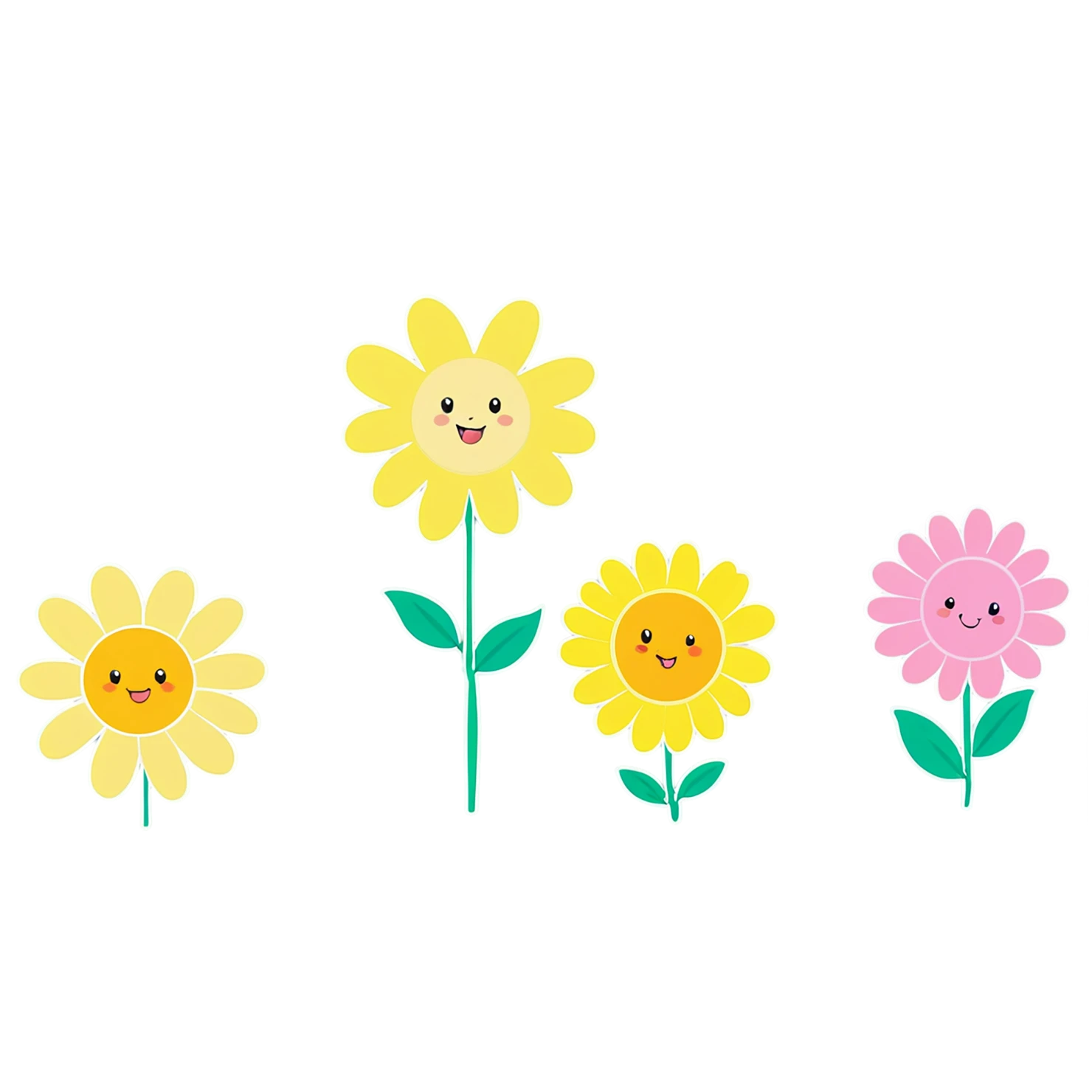 Floral cute sticker isolated on transparent background #15793