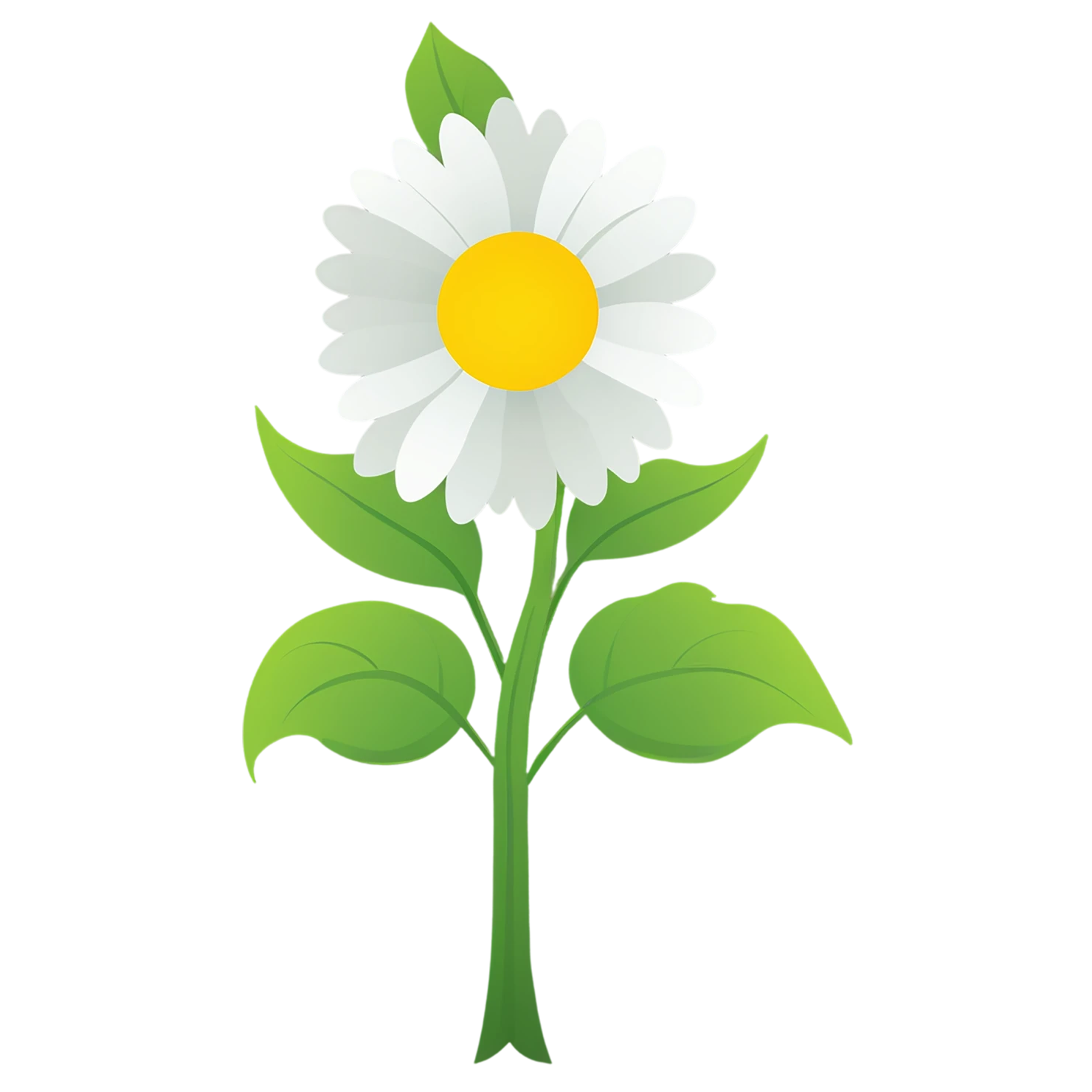 Floral cute sticker isolated on transparent background #15801