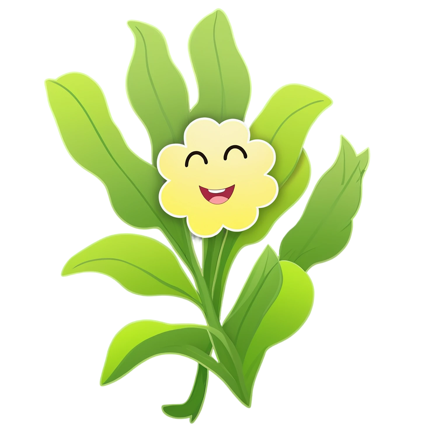 Floral cute sticker isolated on transparent background #15837