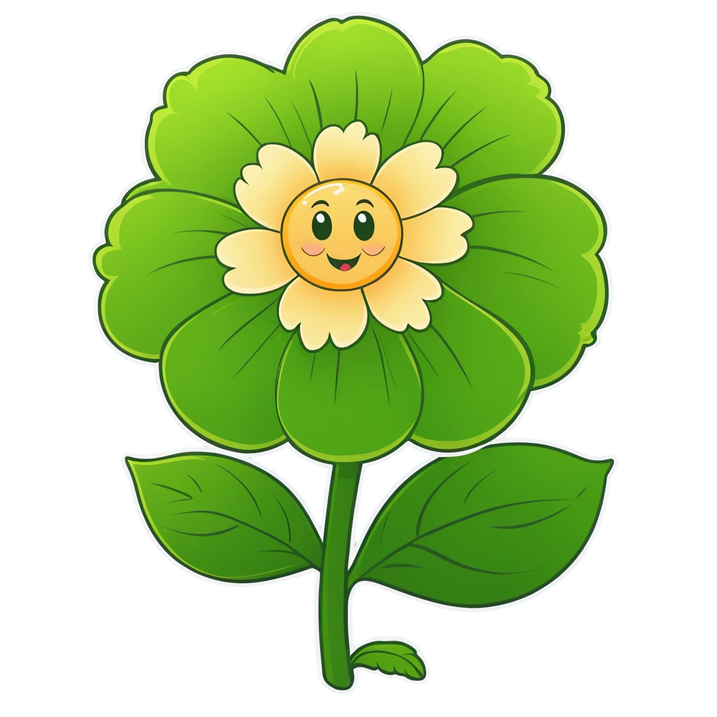 Floral cute sticker isolated on transparent background #15841