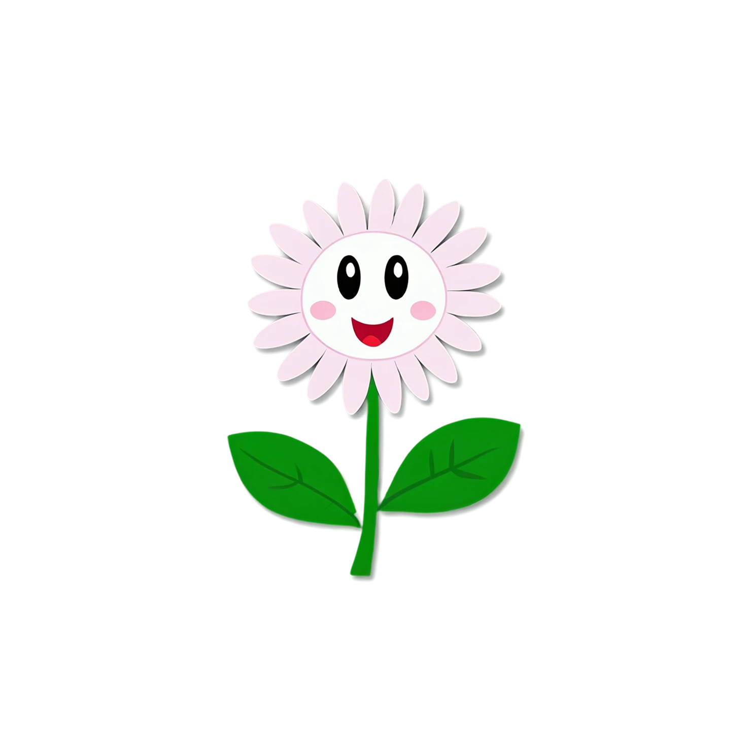 Floral cute sticker isolated on transparent background #15849