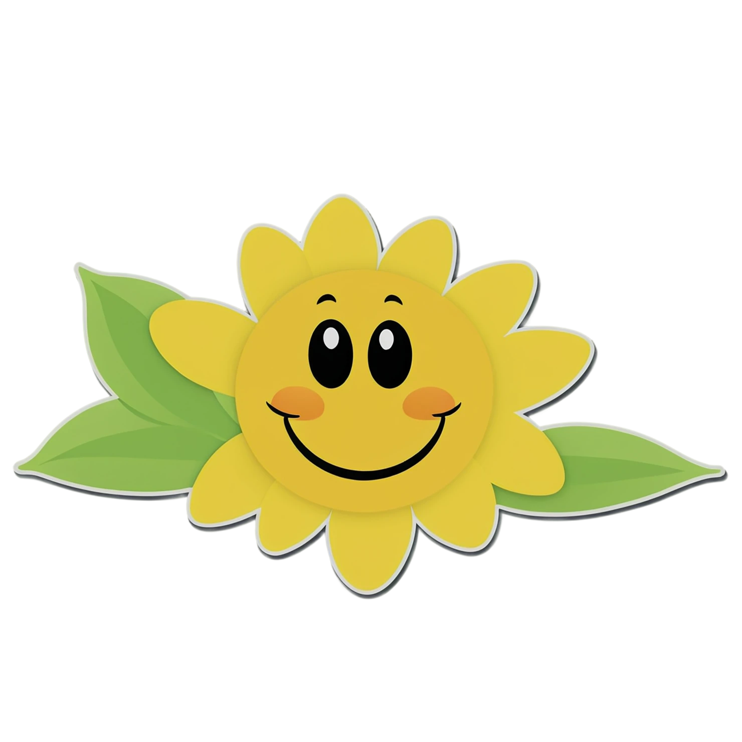 Floral cute sticker isolated on transparent background #15854