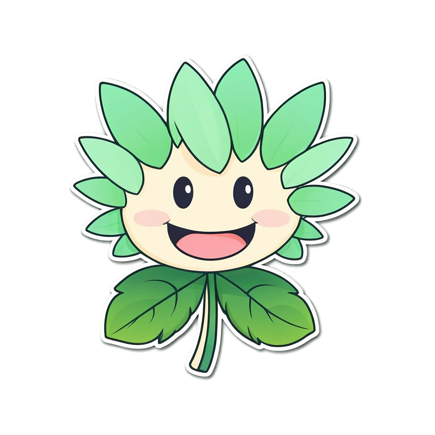 Floral cute sticker isolated on transparent background #15856