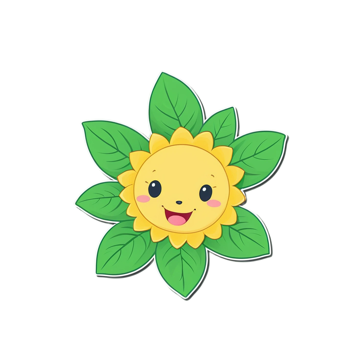 Floral cute sticker isolated on transparent background #15858