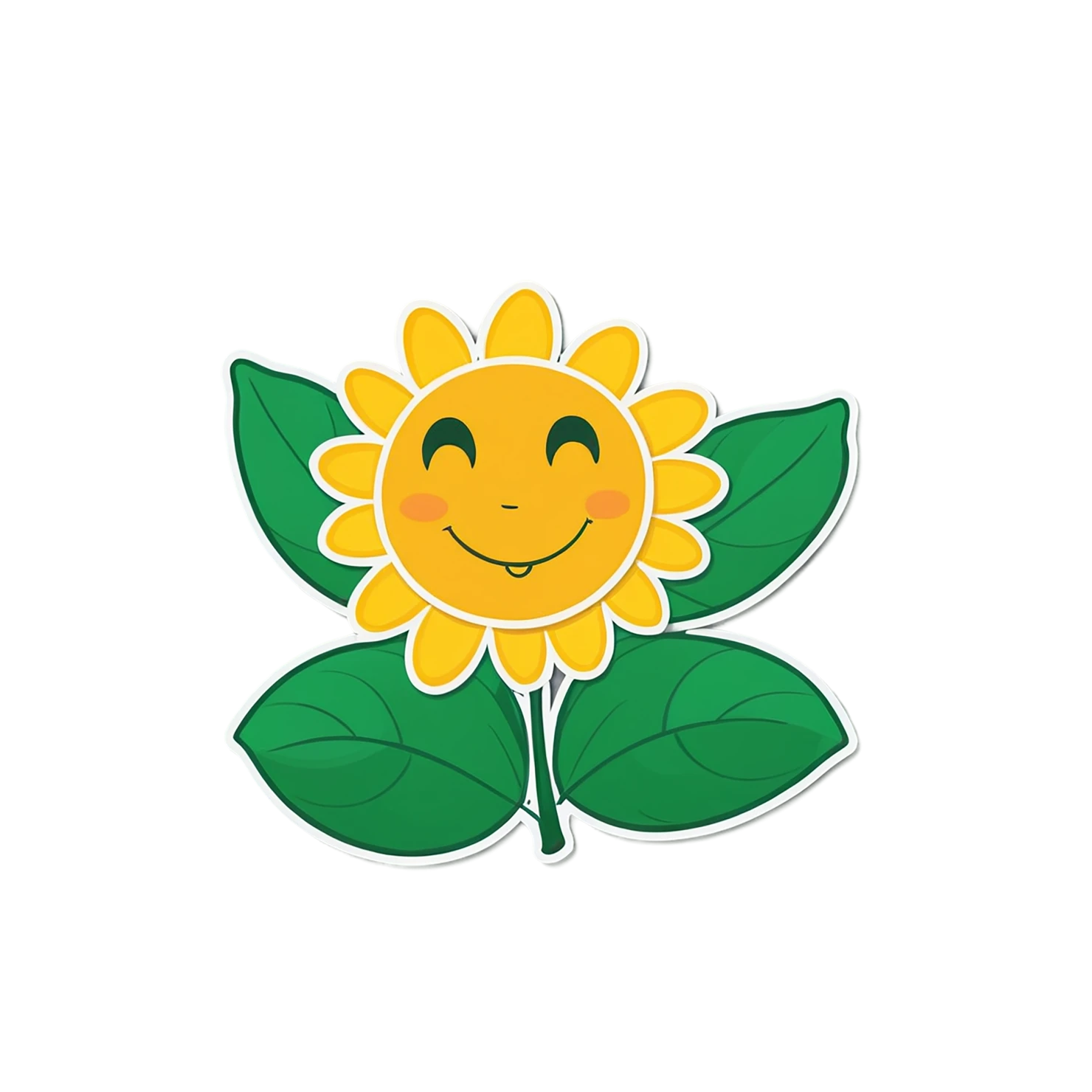 Floral cute sticker isolated on transparent background #15863