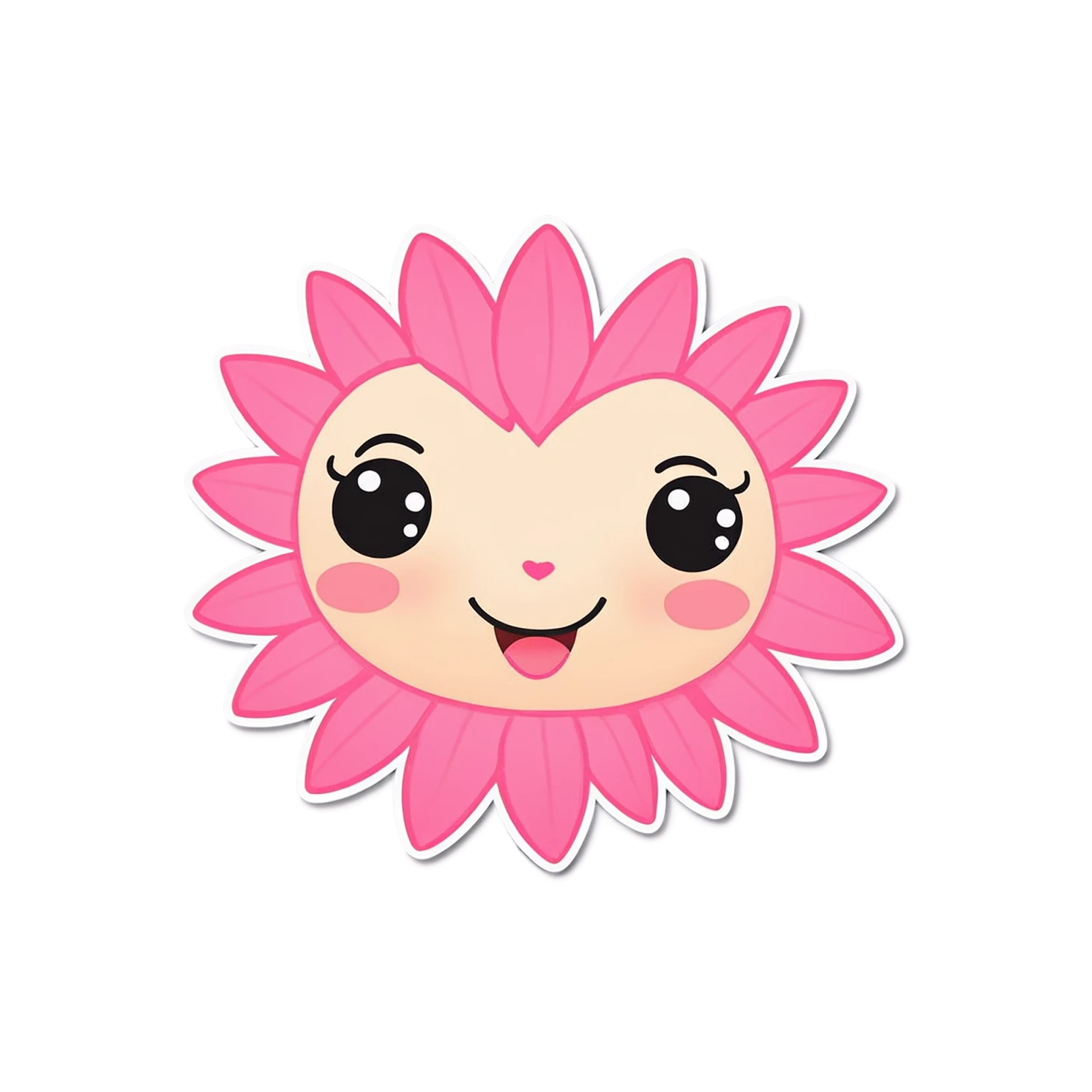 Floral cute sticker isolated on transparent background #15865