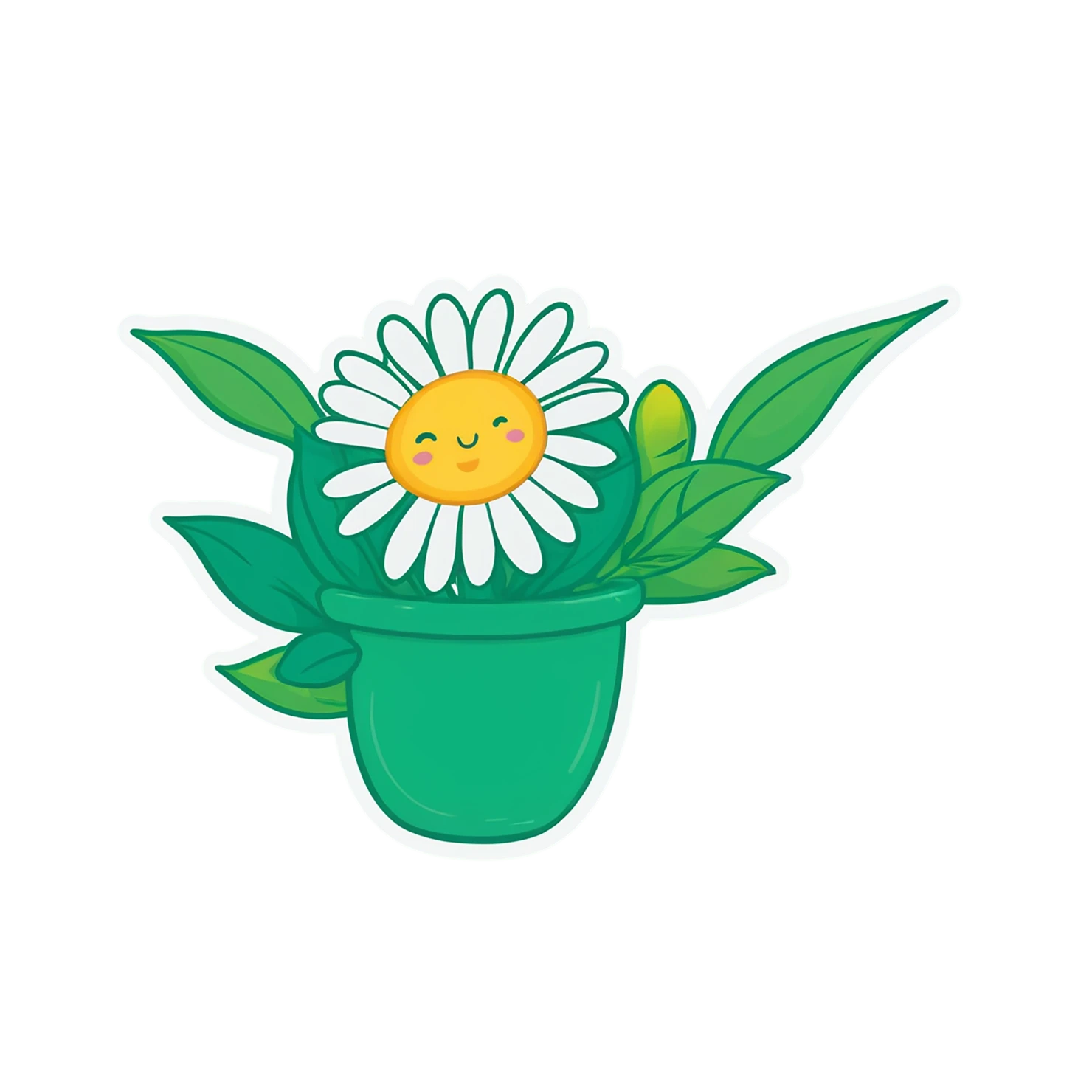 Floral cute sticker isolated on transparent background #15880