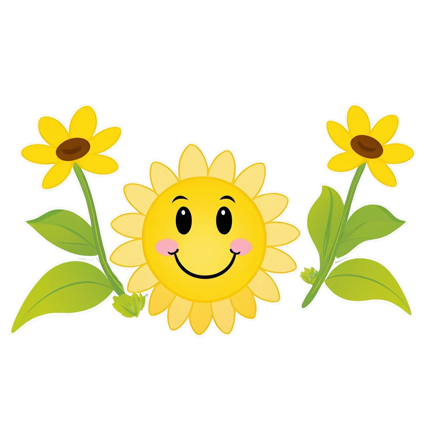 Floral cute sticker isolated on transparent background #15886