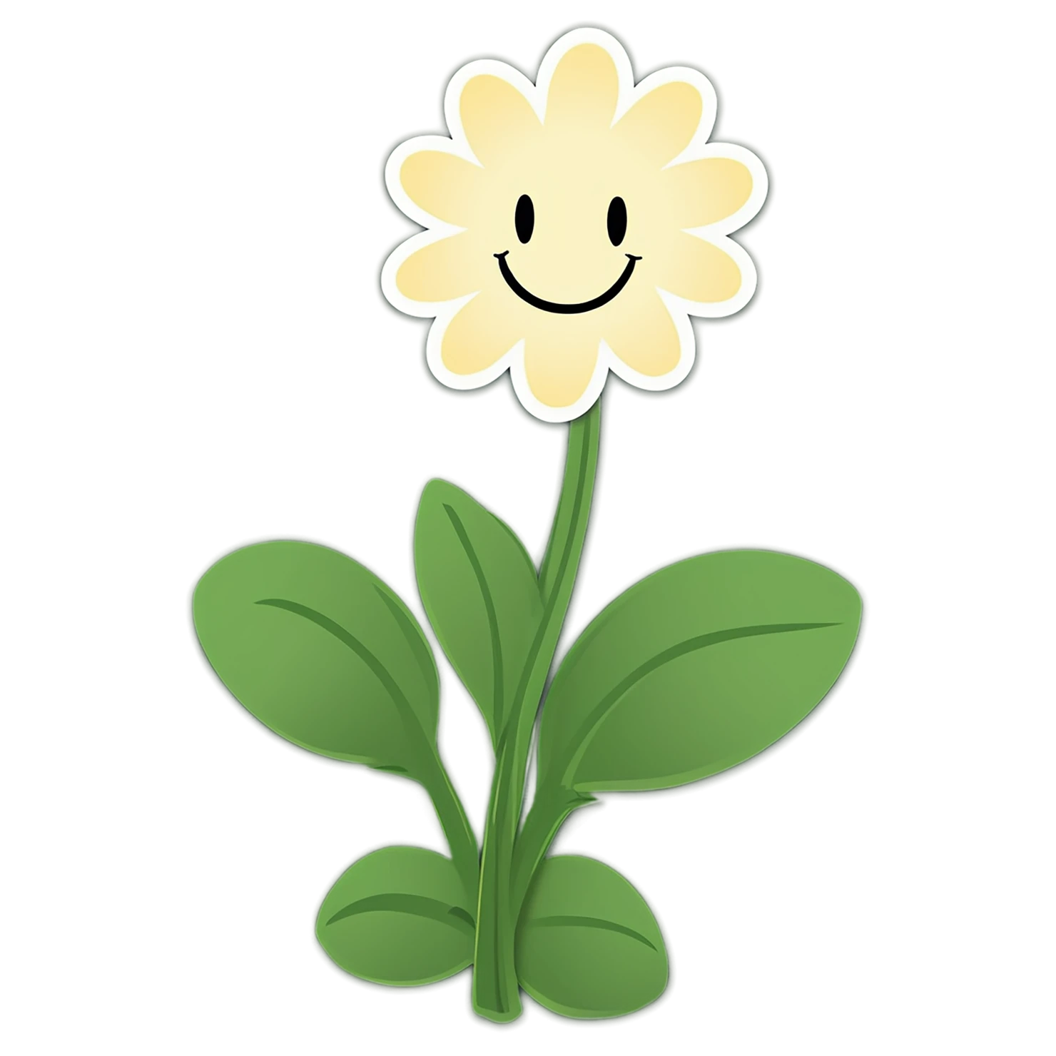 Floral cute sticker isolated on transparent background #15888