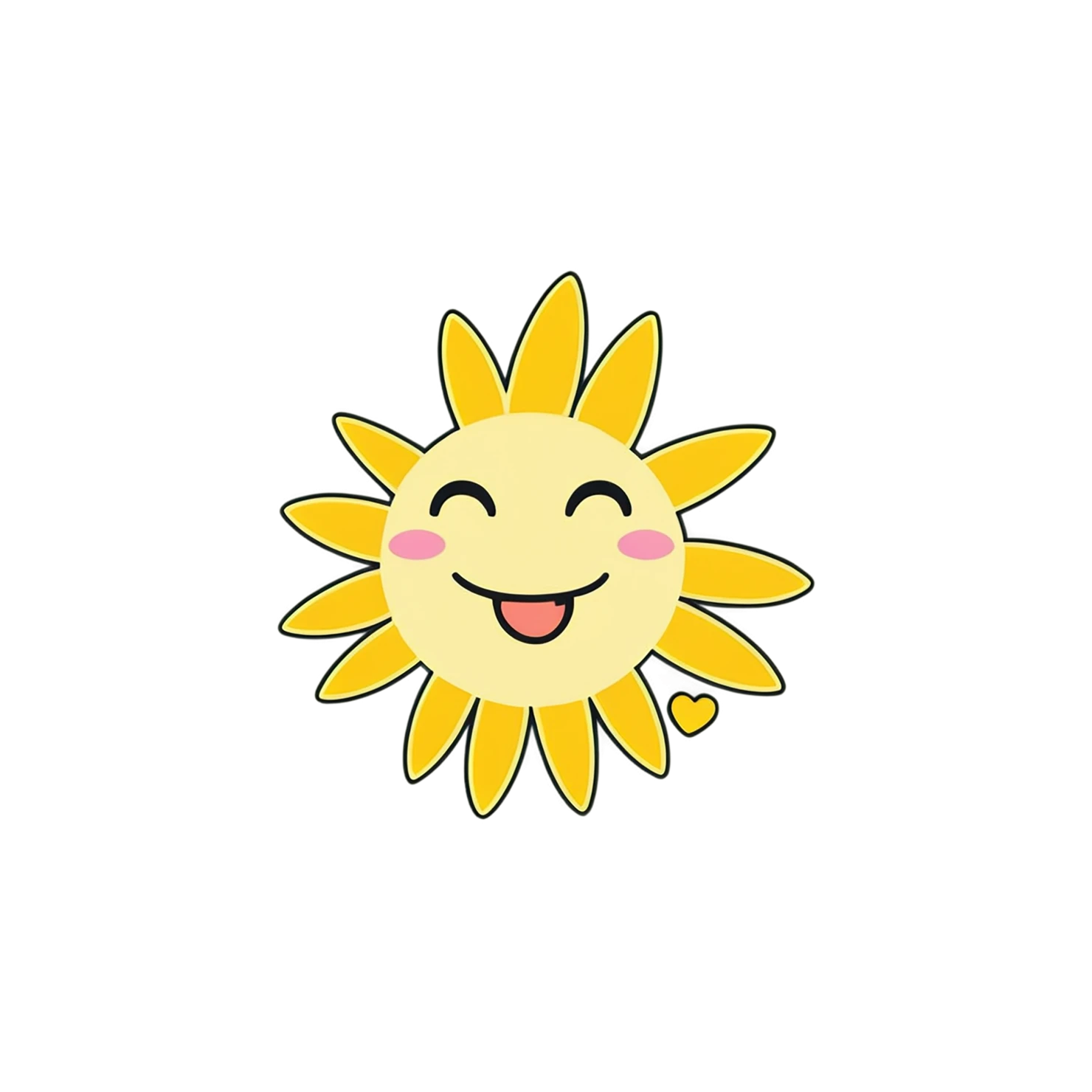 Floral cute sticker isolated on transparent background #15889