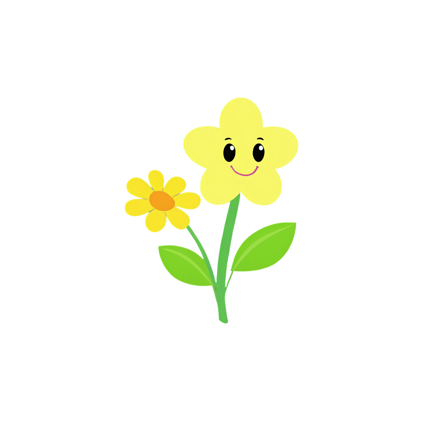 Floral cute sticker isolated on transparent background #15903
