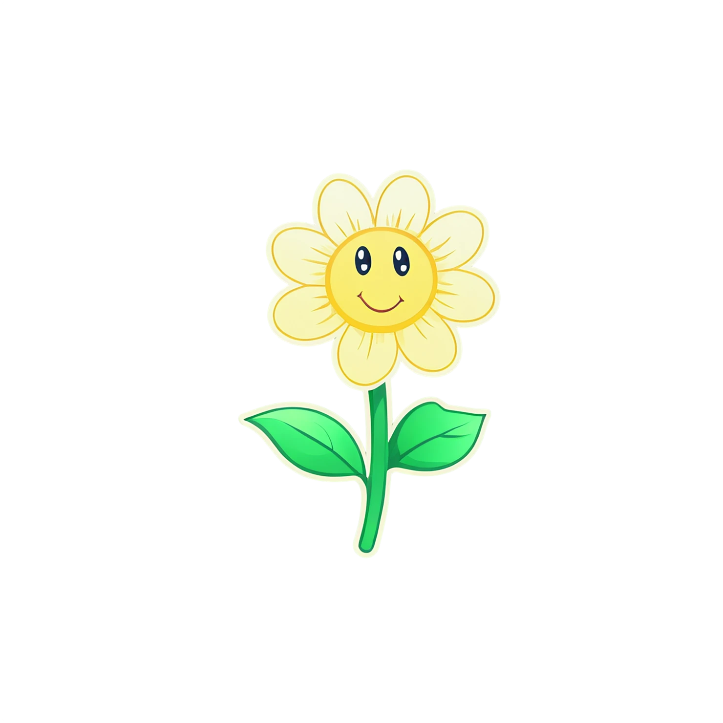 Floral cute sticker isolated on transparent background #15912
