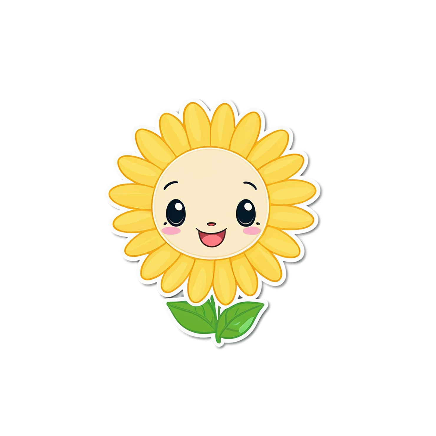 Floral cute sticker isolated on transparent background #15933