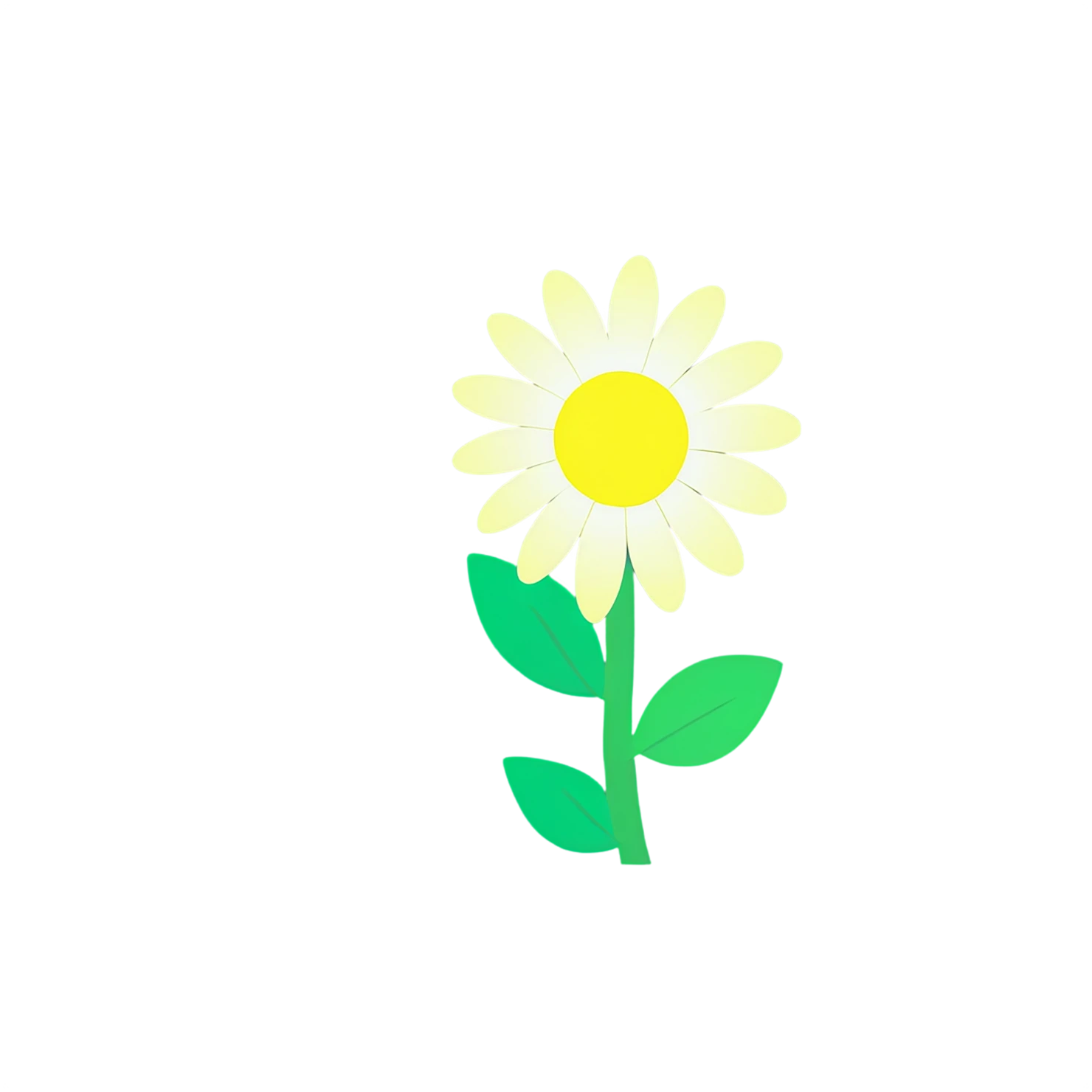 Floral cute sticker isolated on transparent background #15941