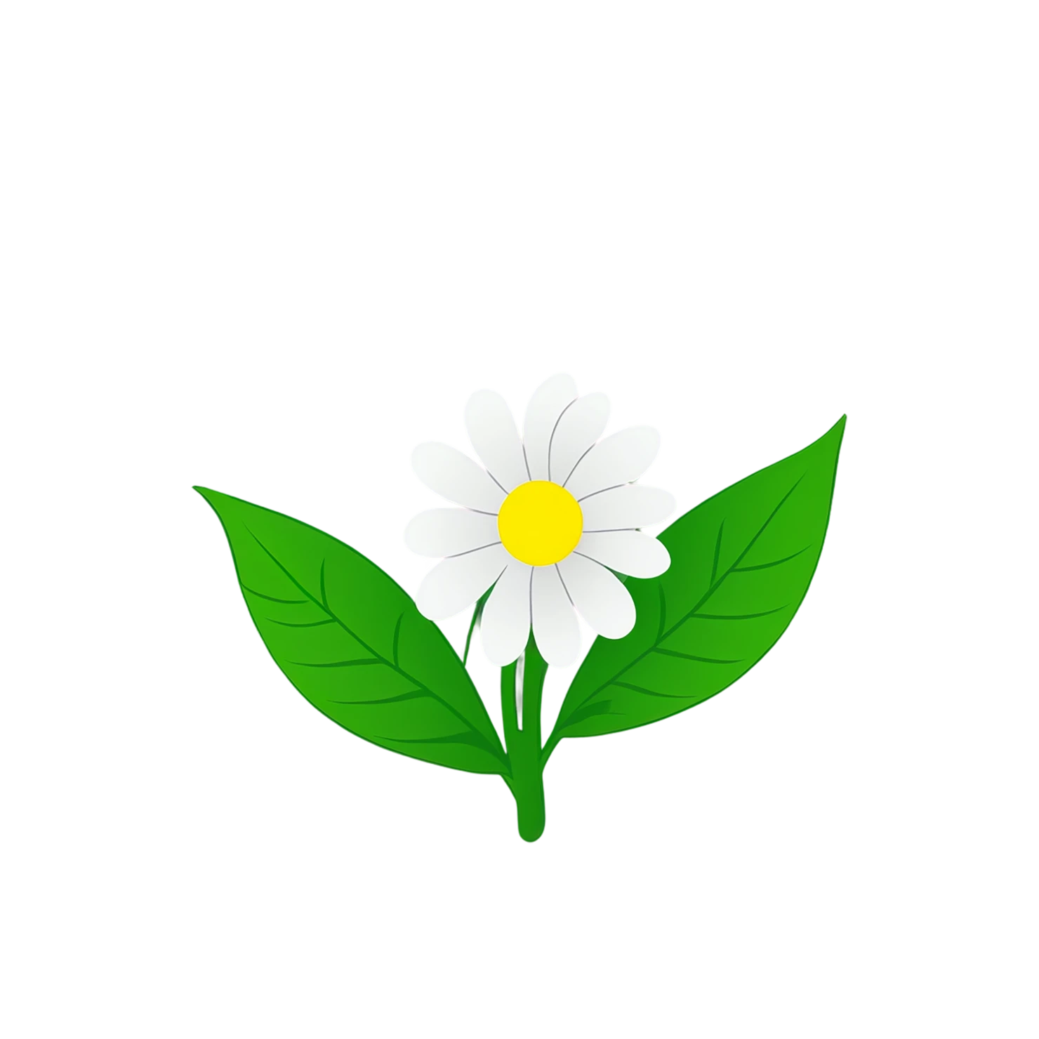 Floral cute sticker isolated on transparent background #15951