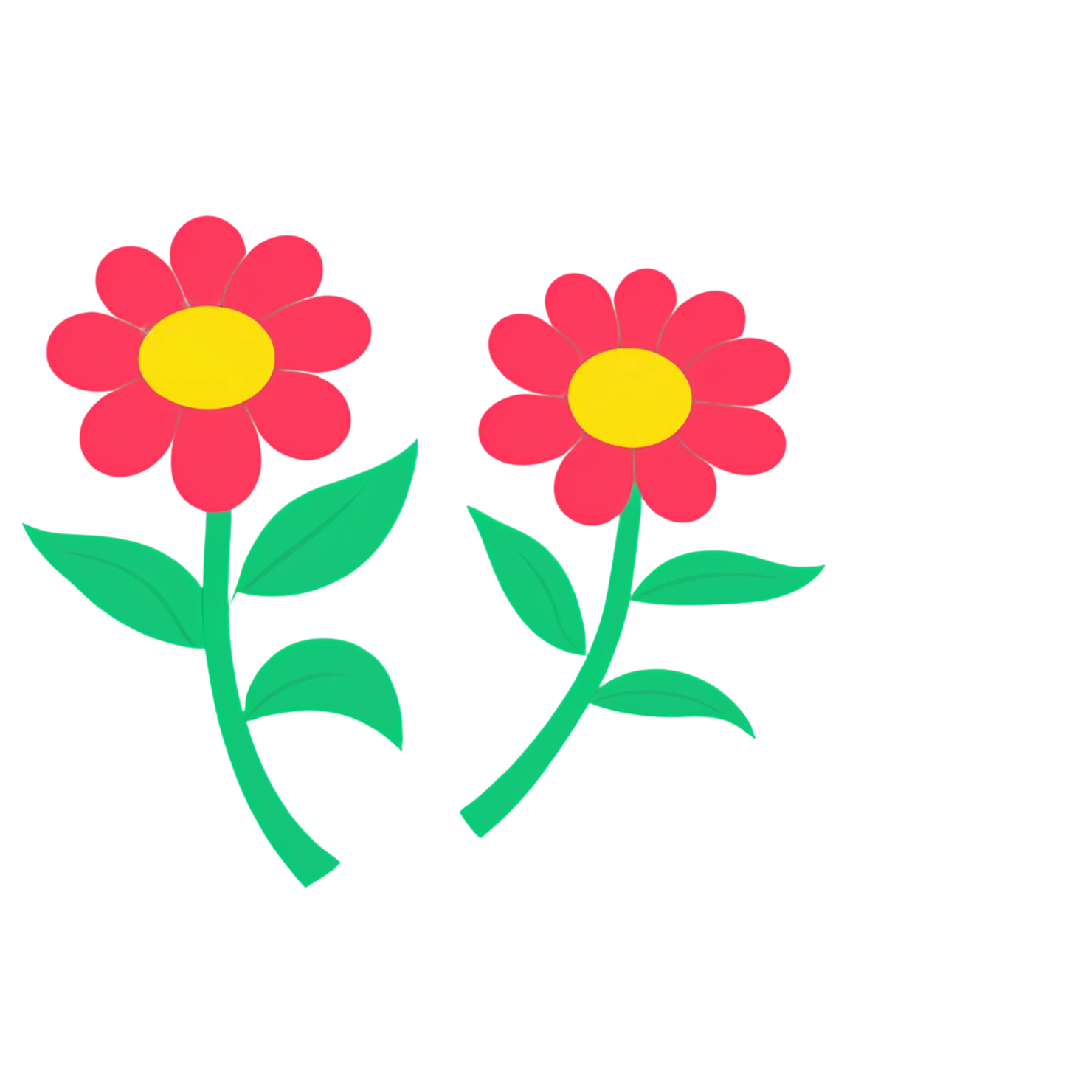 Floral cute sticker isolated on transparent background #15954
