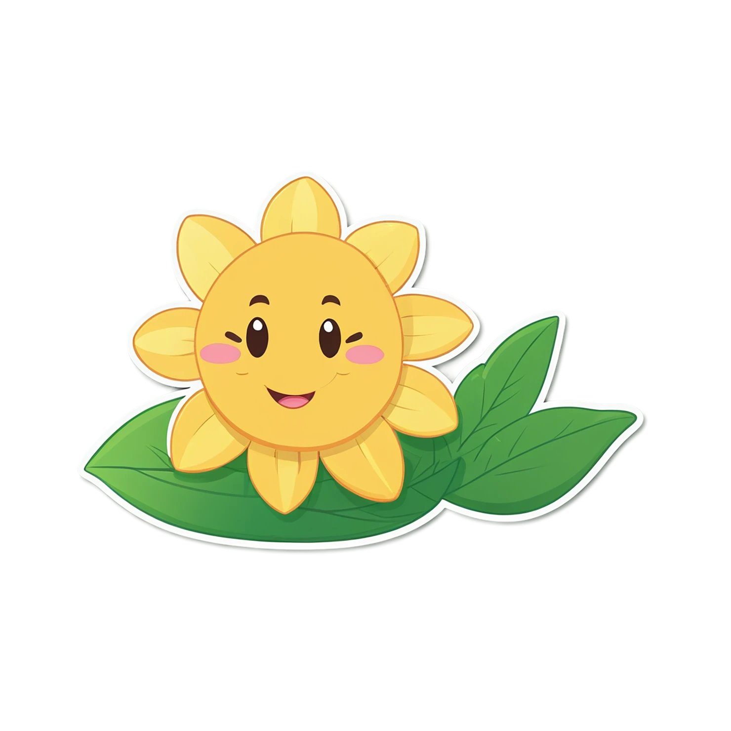 Floral cute sticker isolated on transparent background #15959