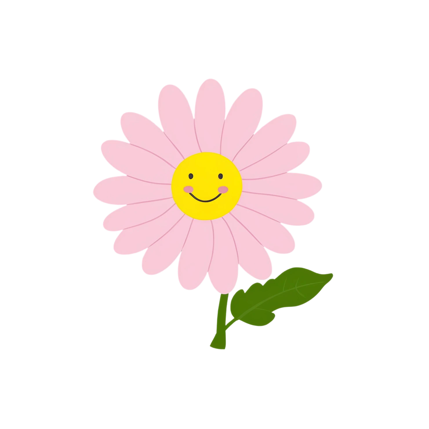 Floral cute sticker isolated on transparent background #15964