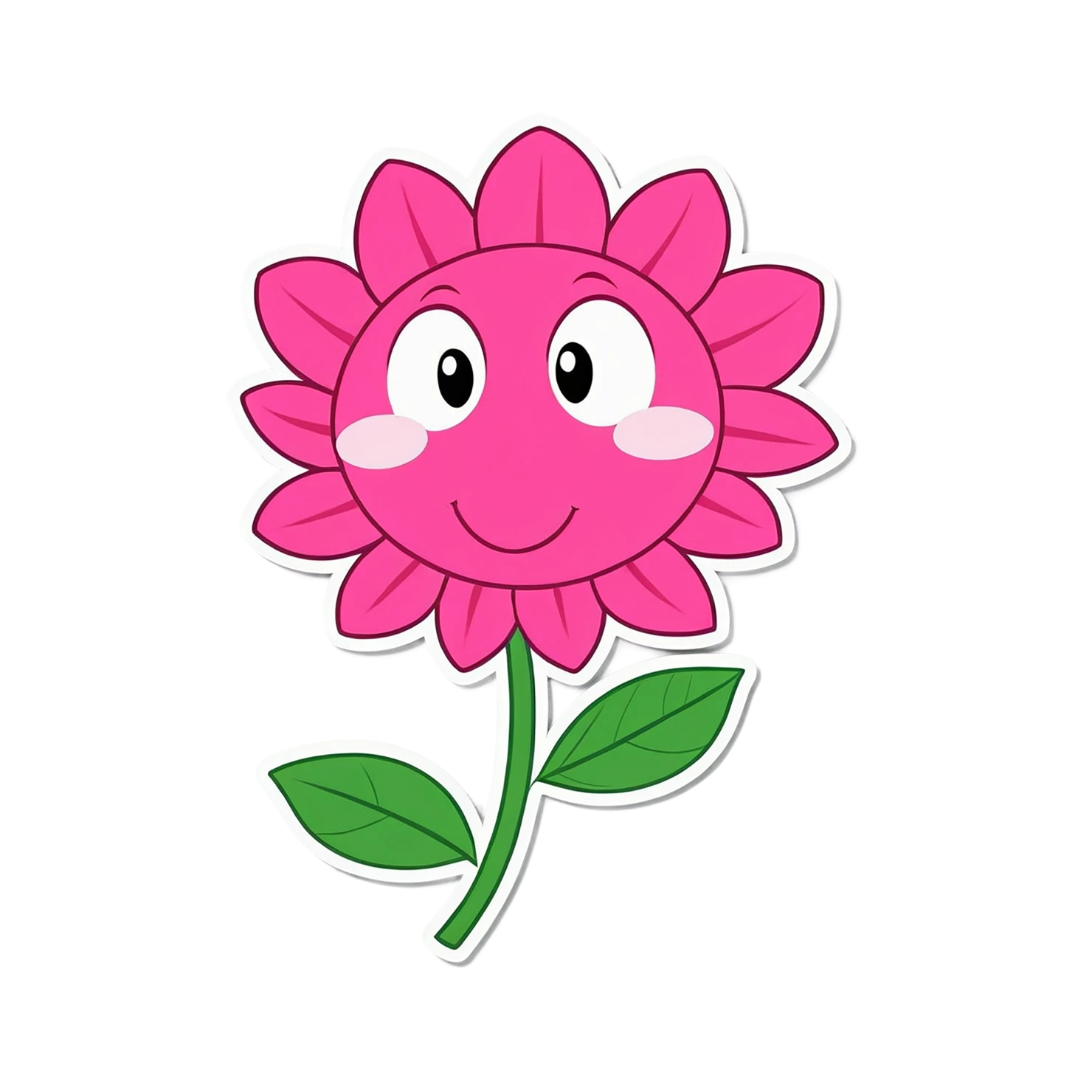 Floral cute sticker isolated on transparent background #15966