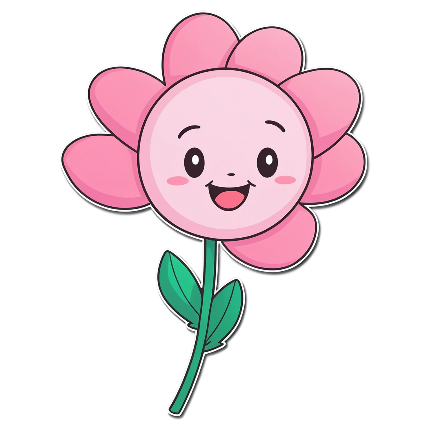 Floral cute sticker isolated on transparent background #15967