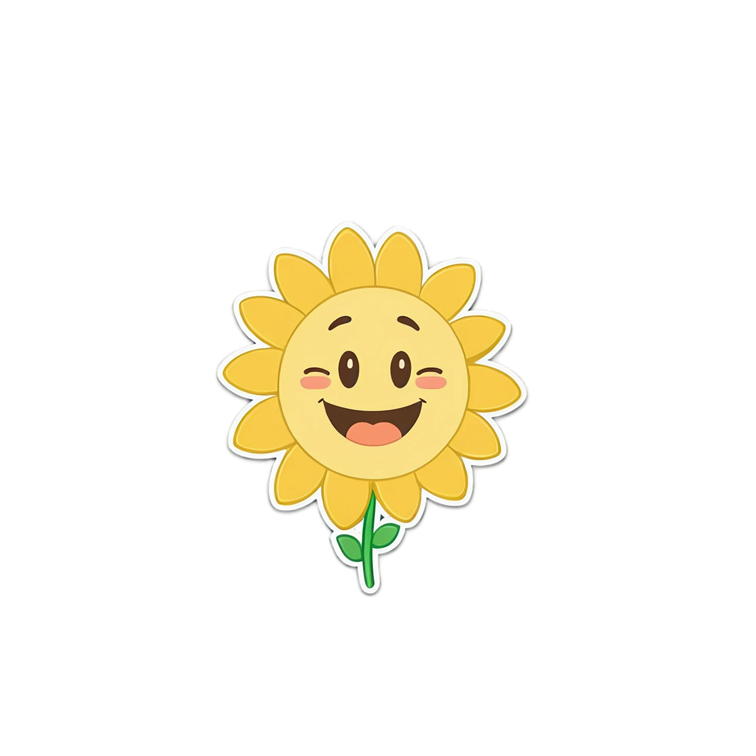 Floral cute sticker isolated on transparent background #15969