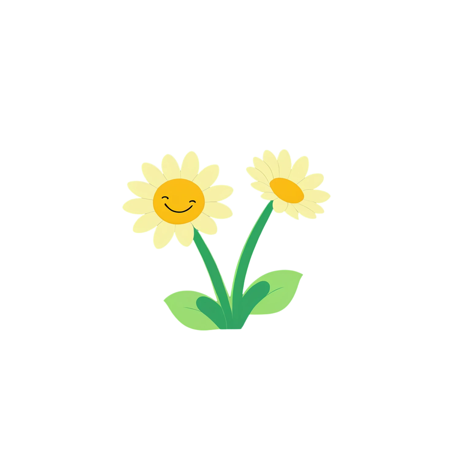 Floral cute sticker isolated on transparent background #15978