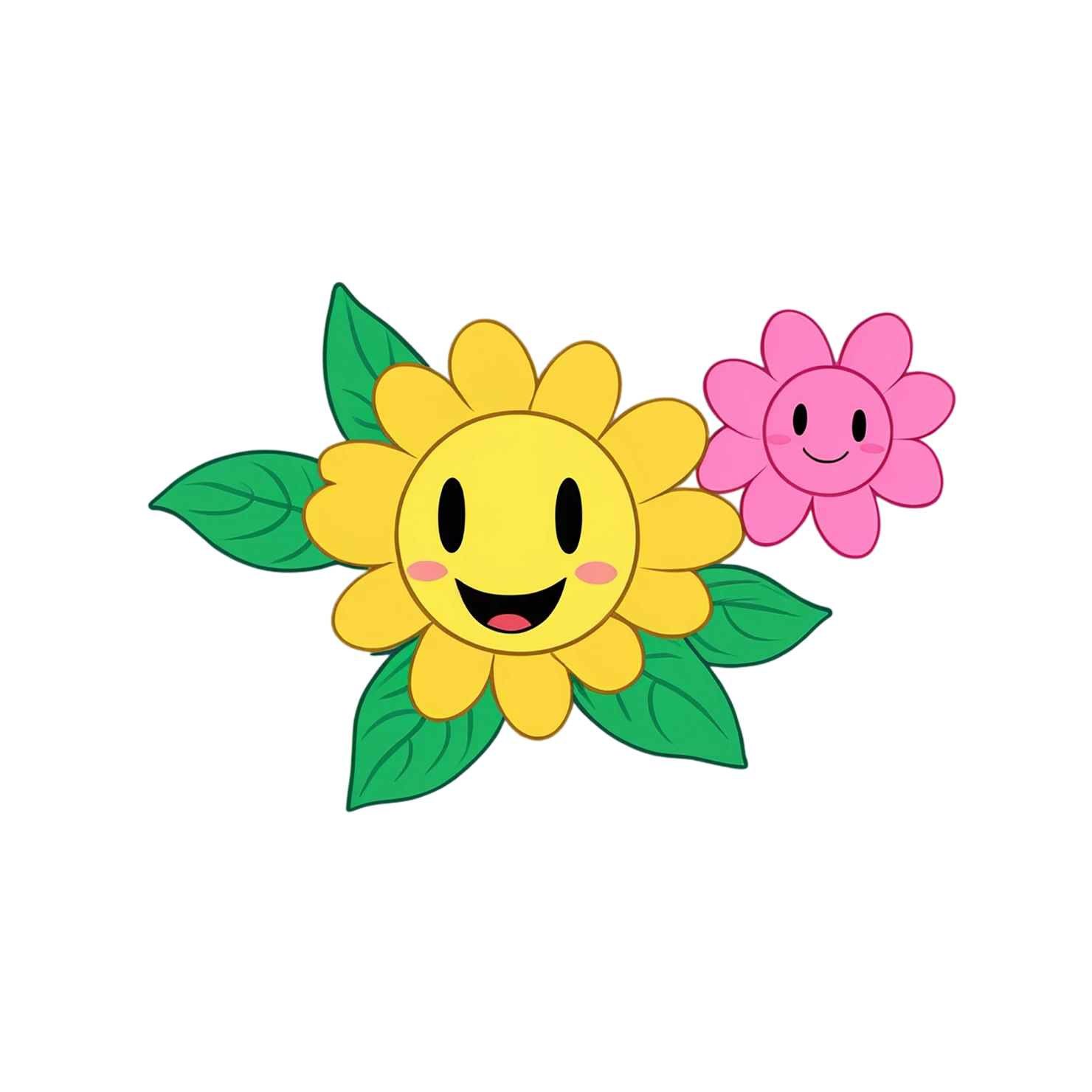 Floral cute sticker isolated on transparent background #15984