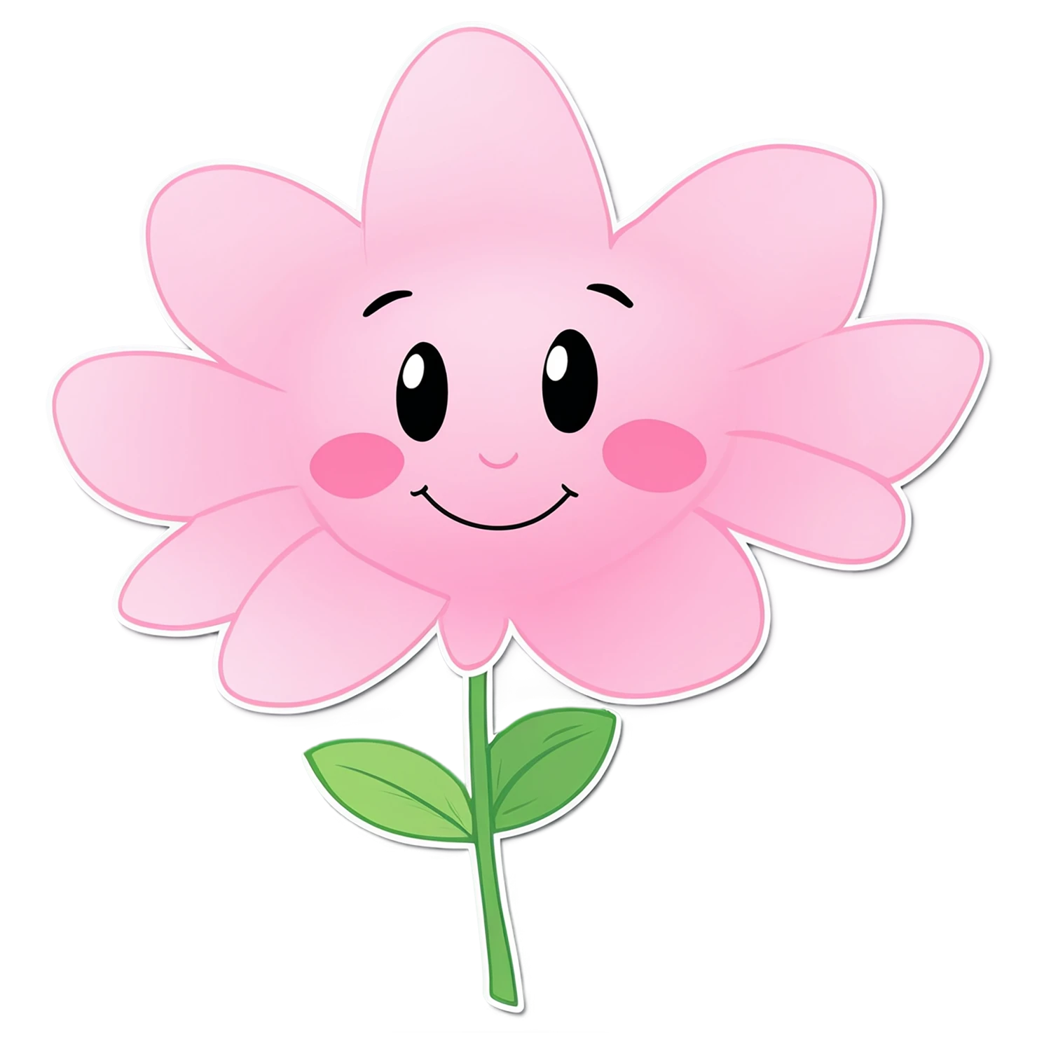 Floral cute sticker isolated on transparent background #15993