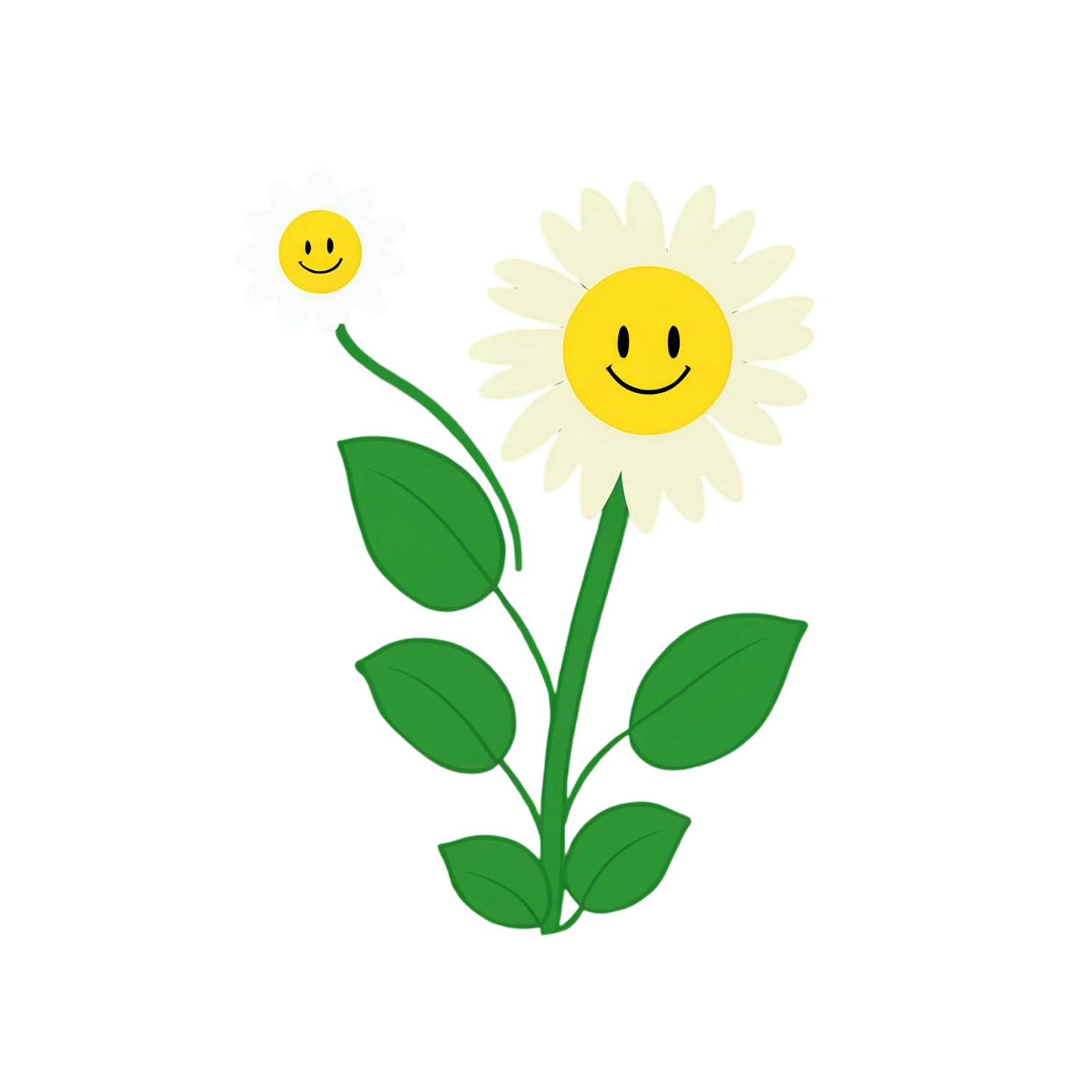 Floral cute sticker isolated on transparent background #15994