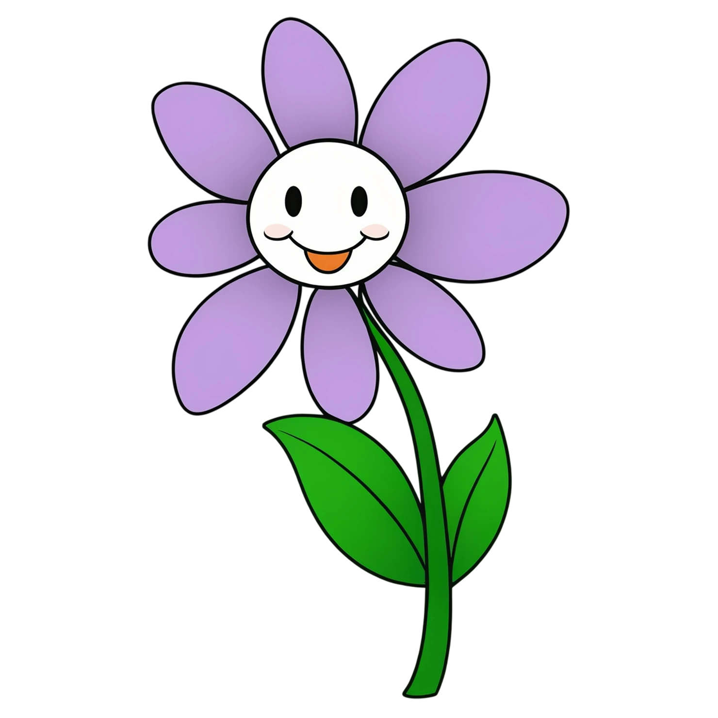 Floral cute sticker isolated on transparent background #15997