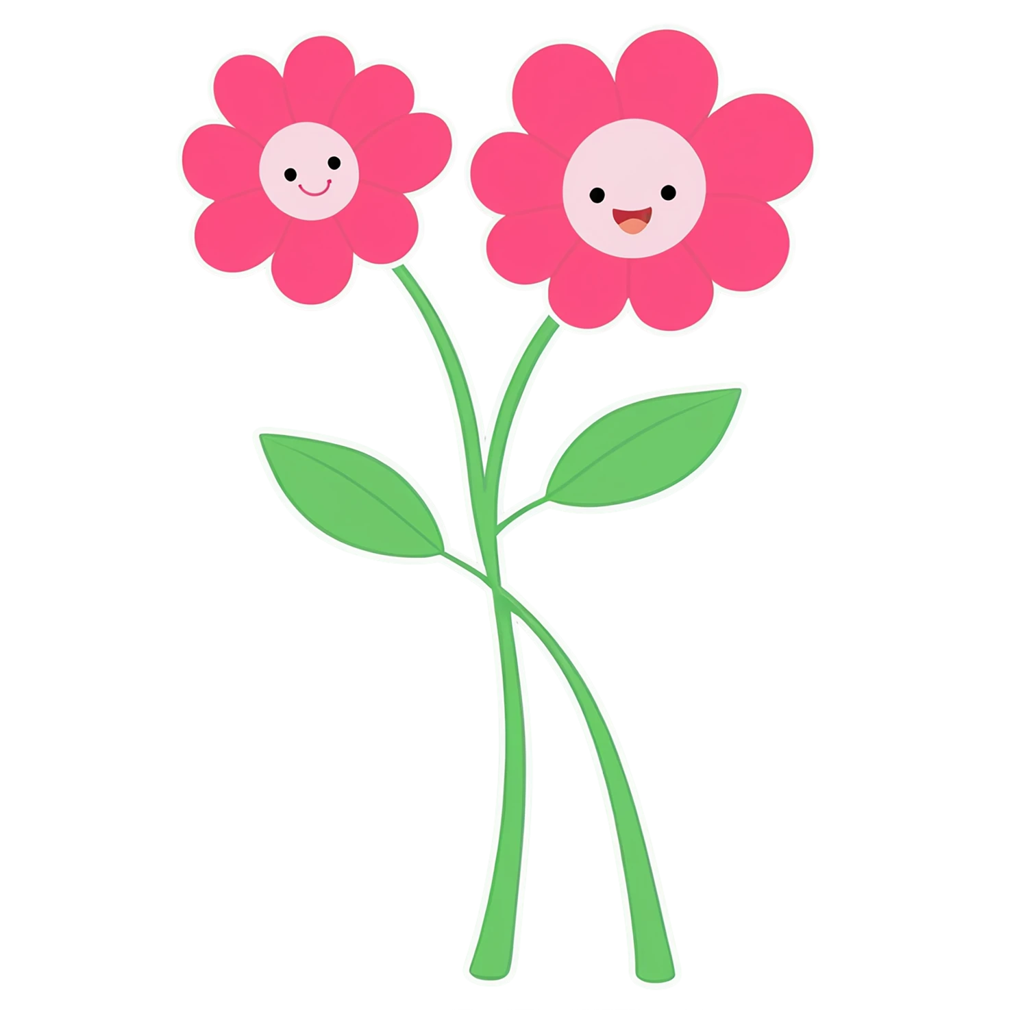Floral cute sticker isolated on transparent background #16013