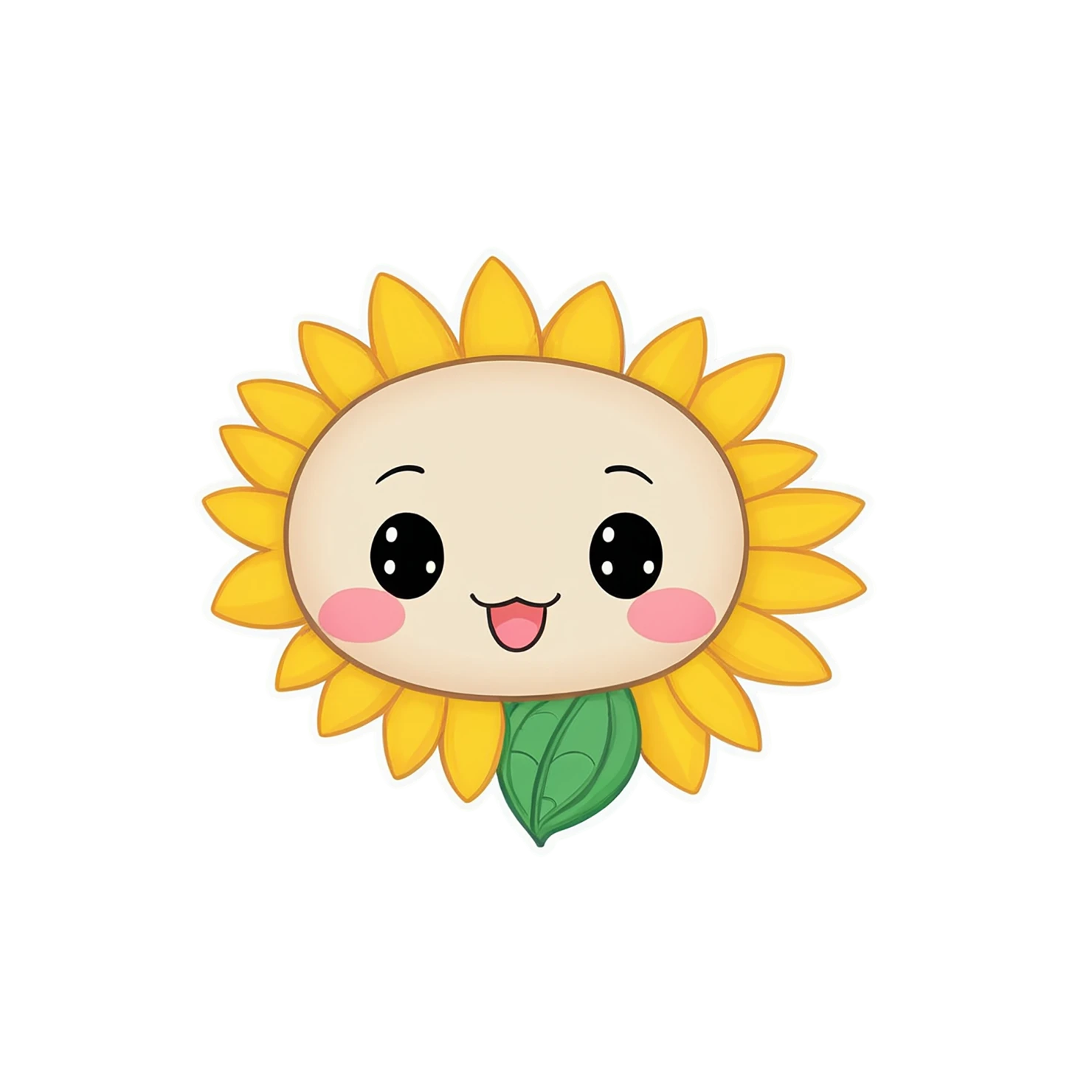 Floral cute sticker isolated on transparent background #16023