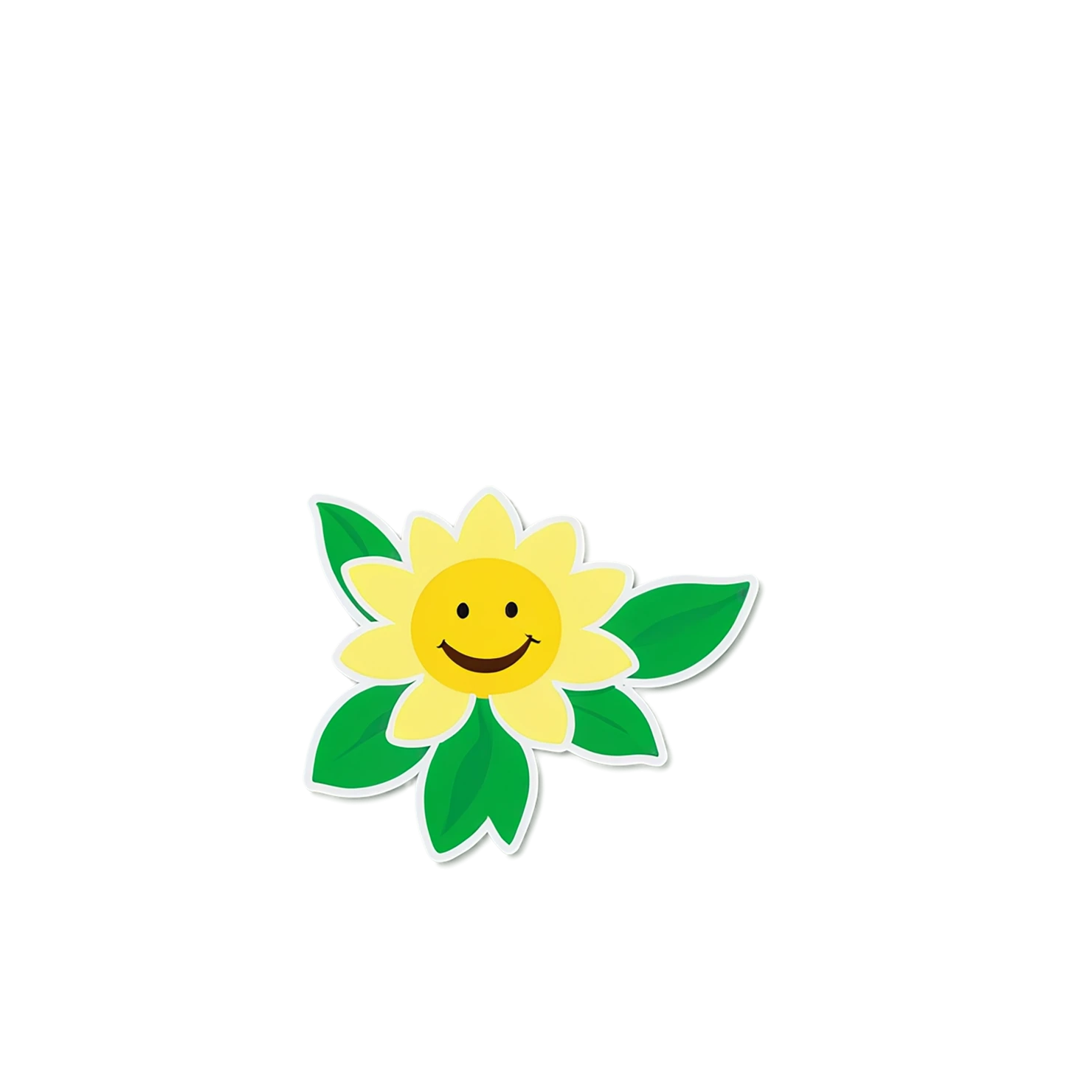 Floral cute sticker isolated on transparent background #16033