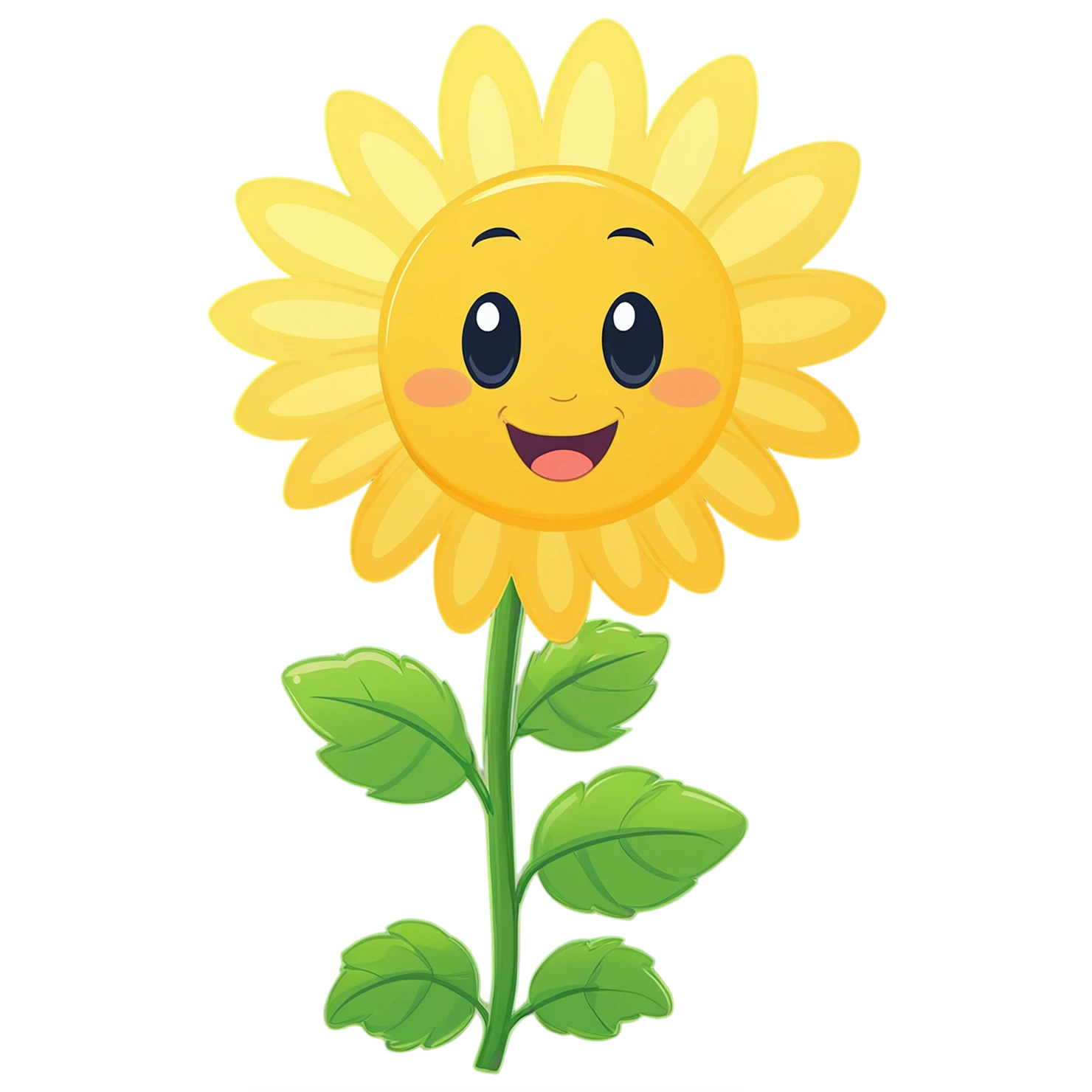 Floral cute sticker isolated on transparent background #16049