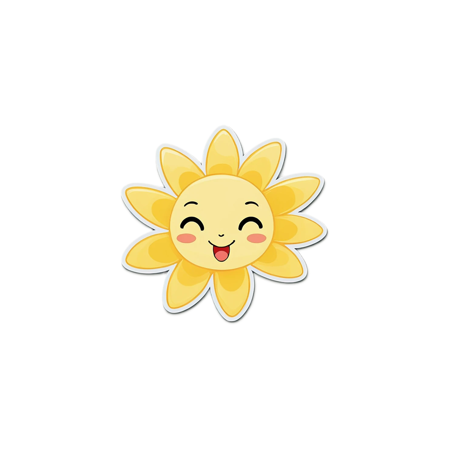 Floral cute sticker isolated on transparent background #16057