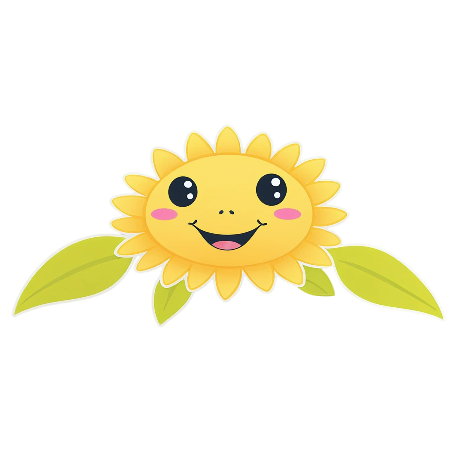 Floral cute sticker isolated on transparent background #16062