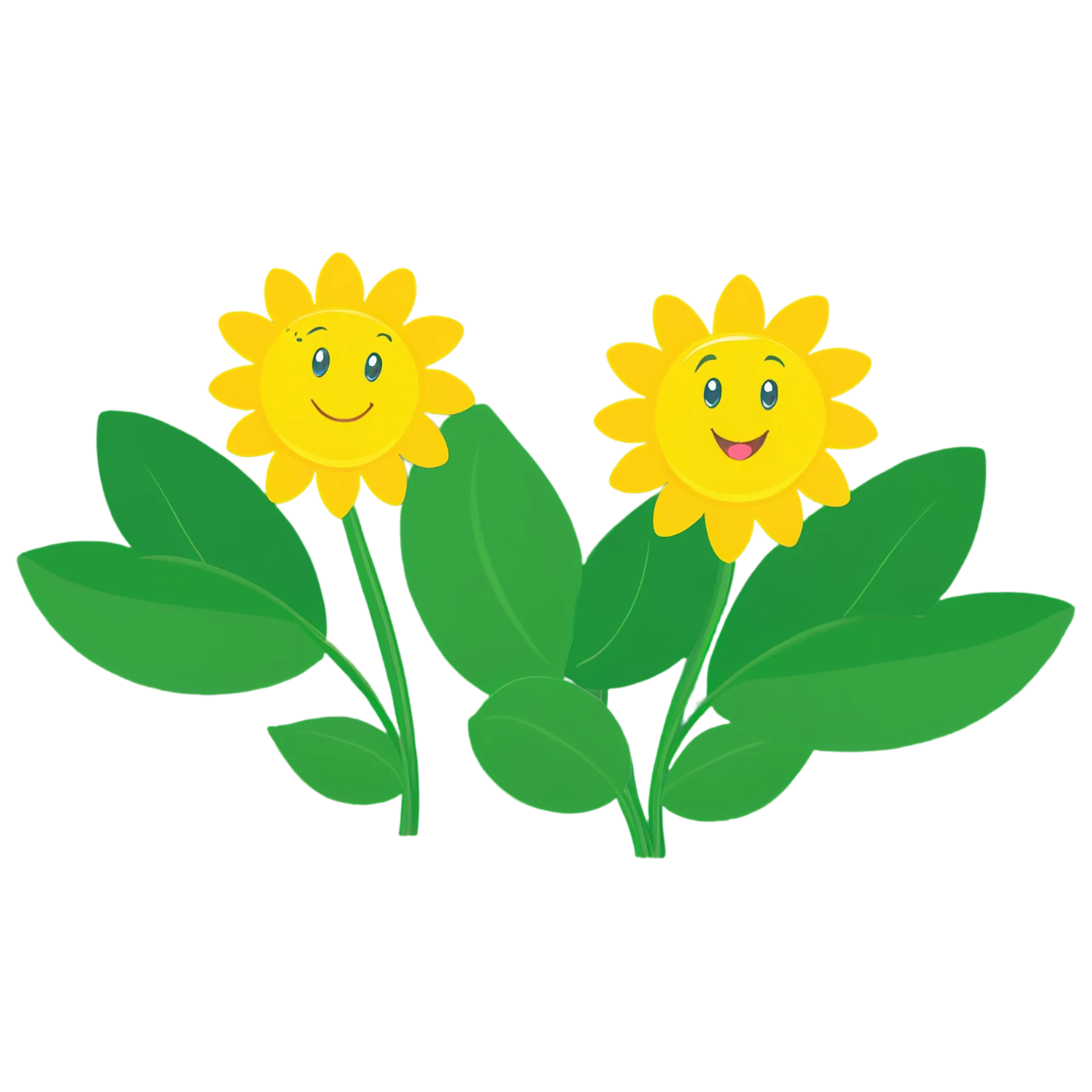 Floral cute sticker isolated on transparent background #16071