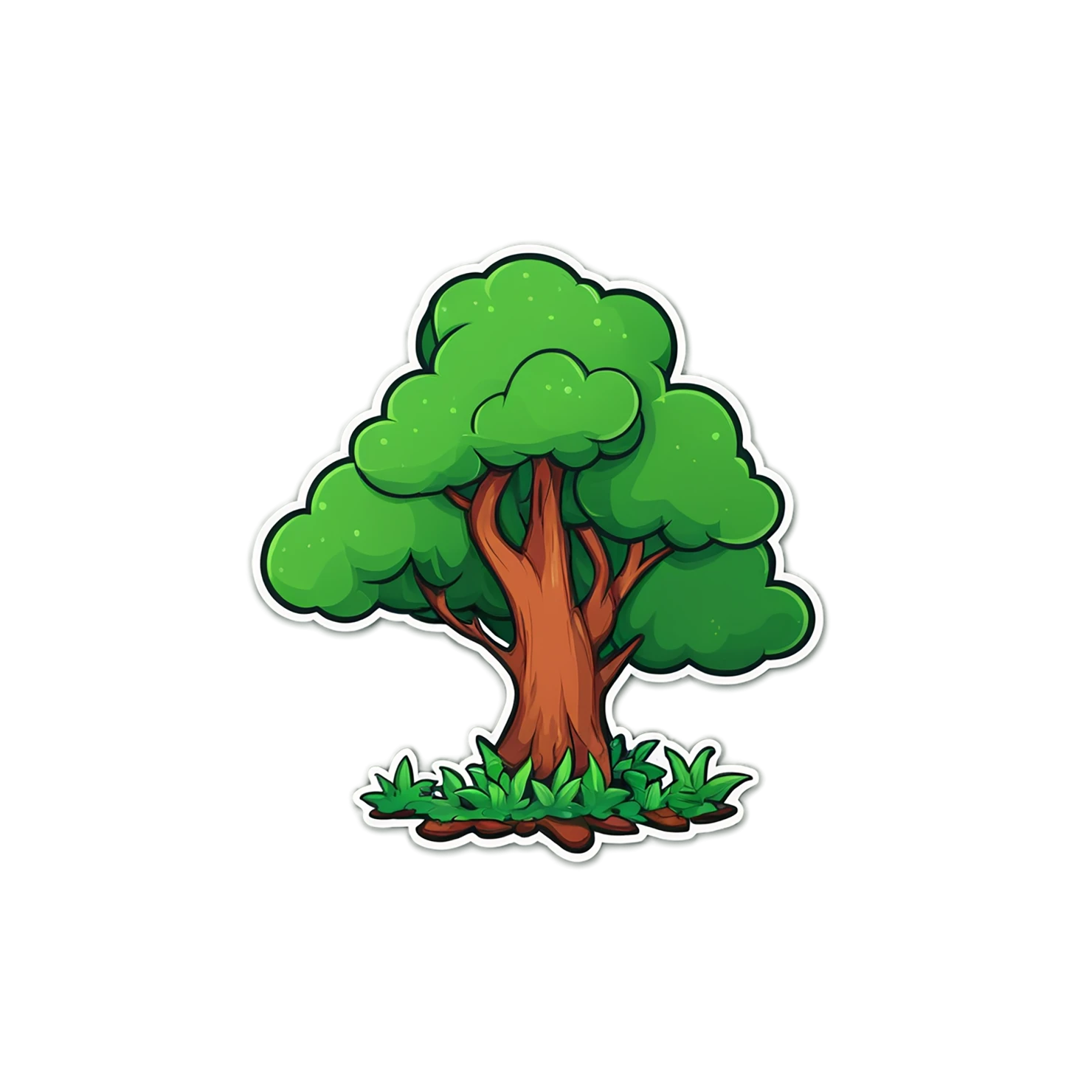 Forest cute sticker isolated on transparent background #16967