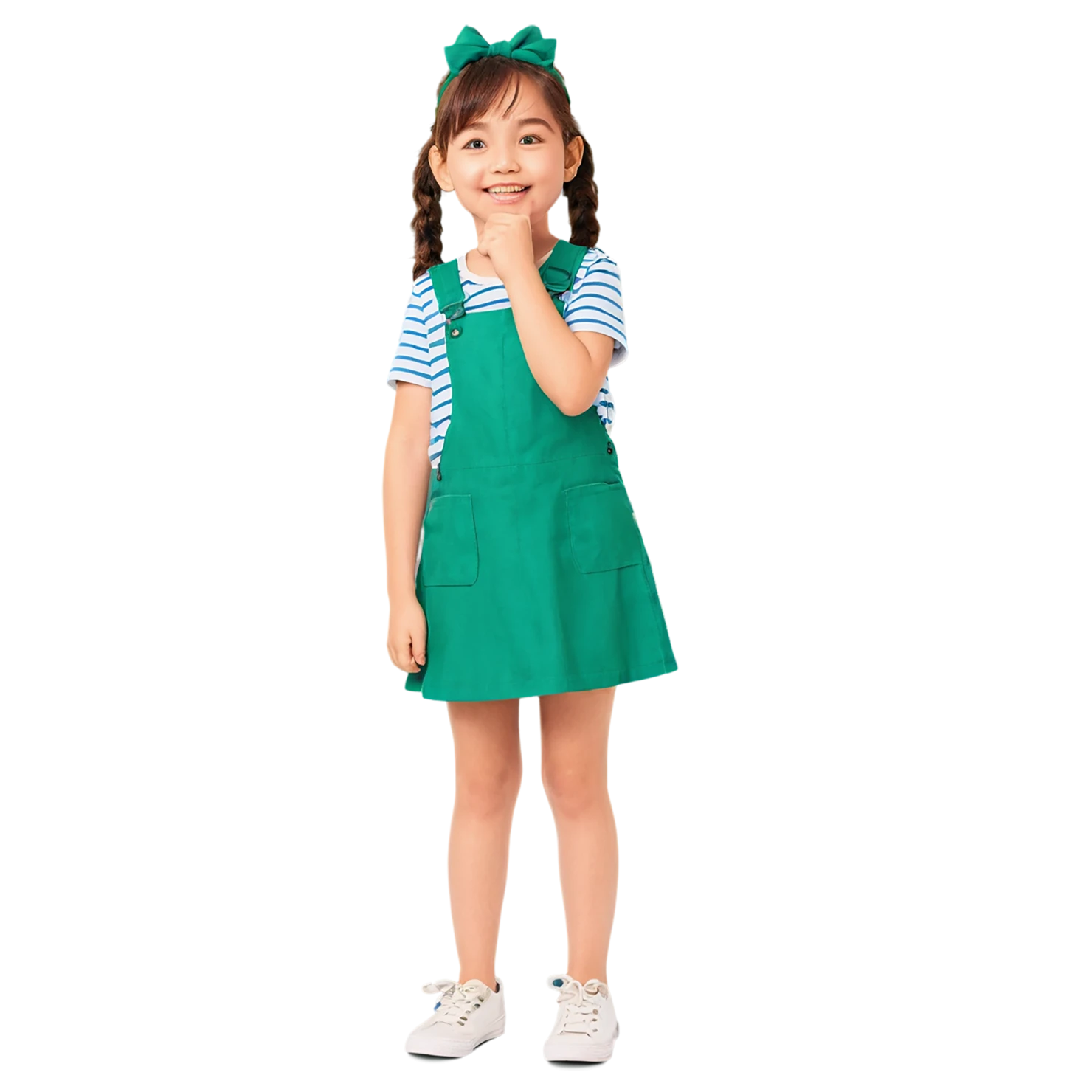 Girl cute sticker isolated on transparent background #17389