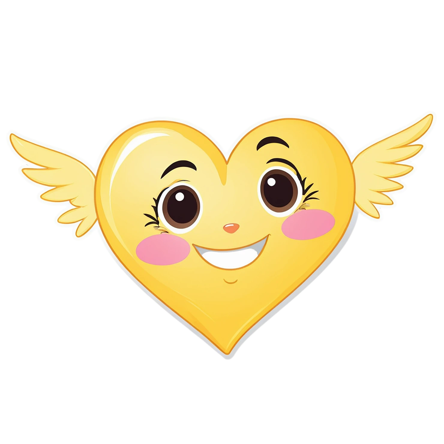 heart cute sticker isolated on transparent background #18410