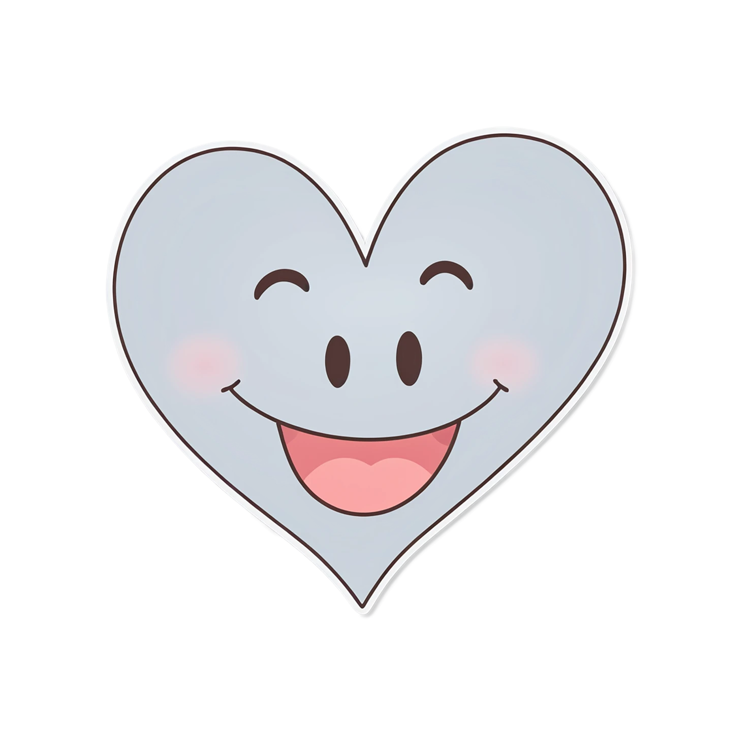 heart cute sticker isolated on transparent background #18415